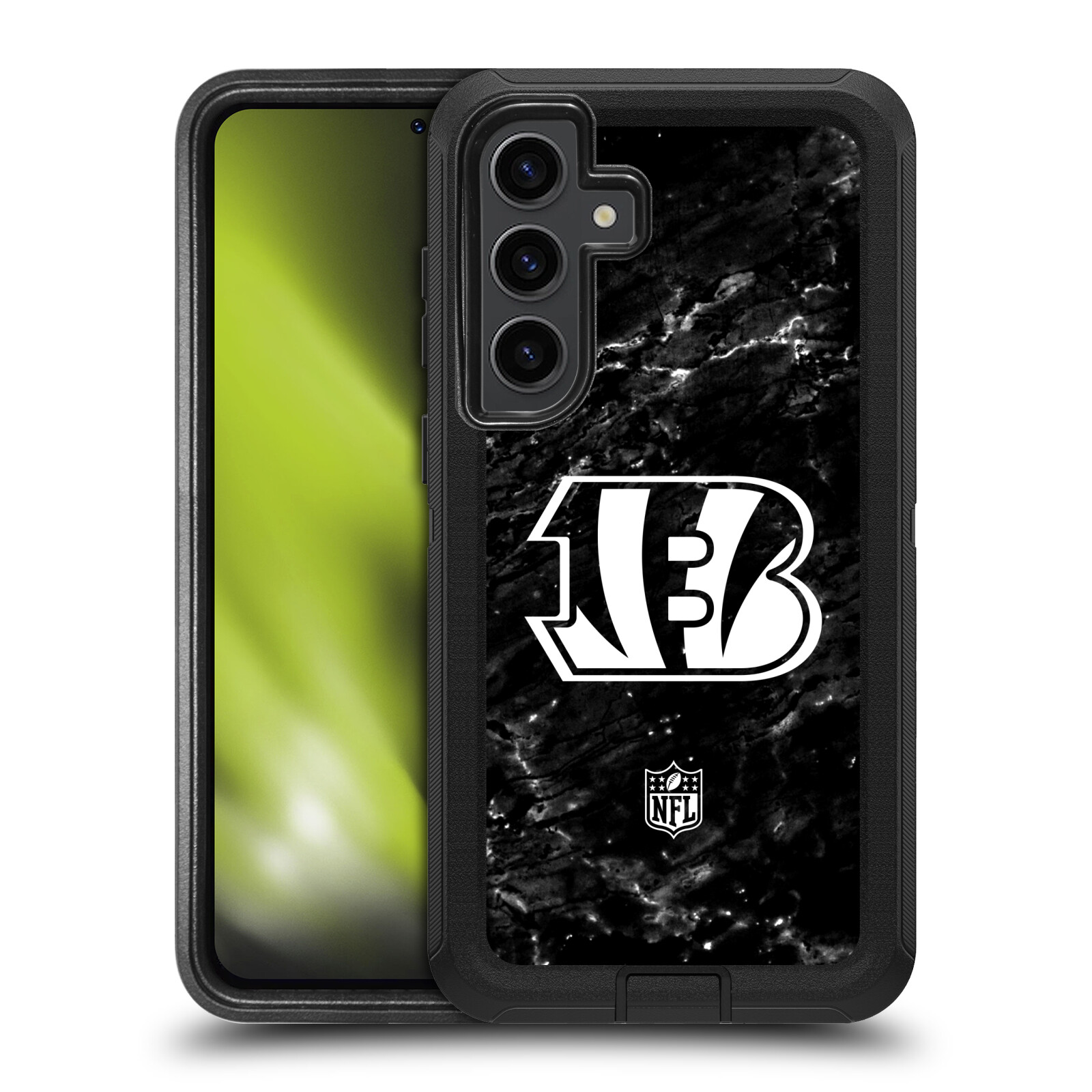 NFL CINCINNATI BENGALS ARTWORK ULTRA-ARMOURED SHOCKPROOF CASE SAMSUNG PHONES 1
