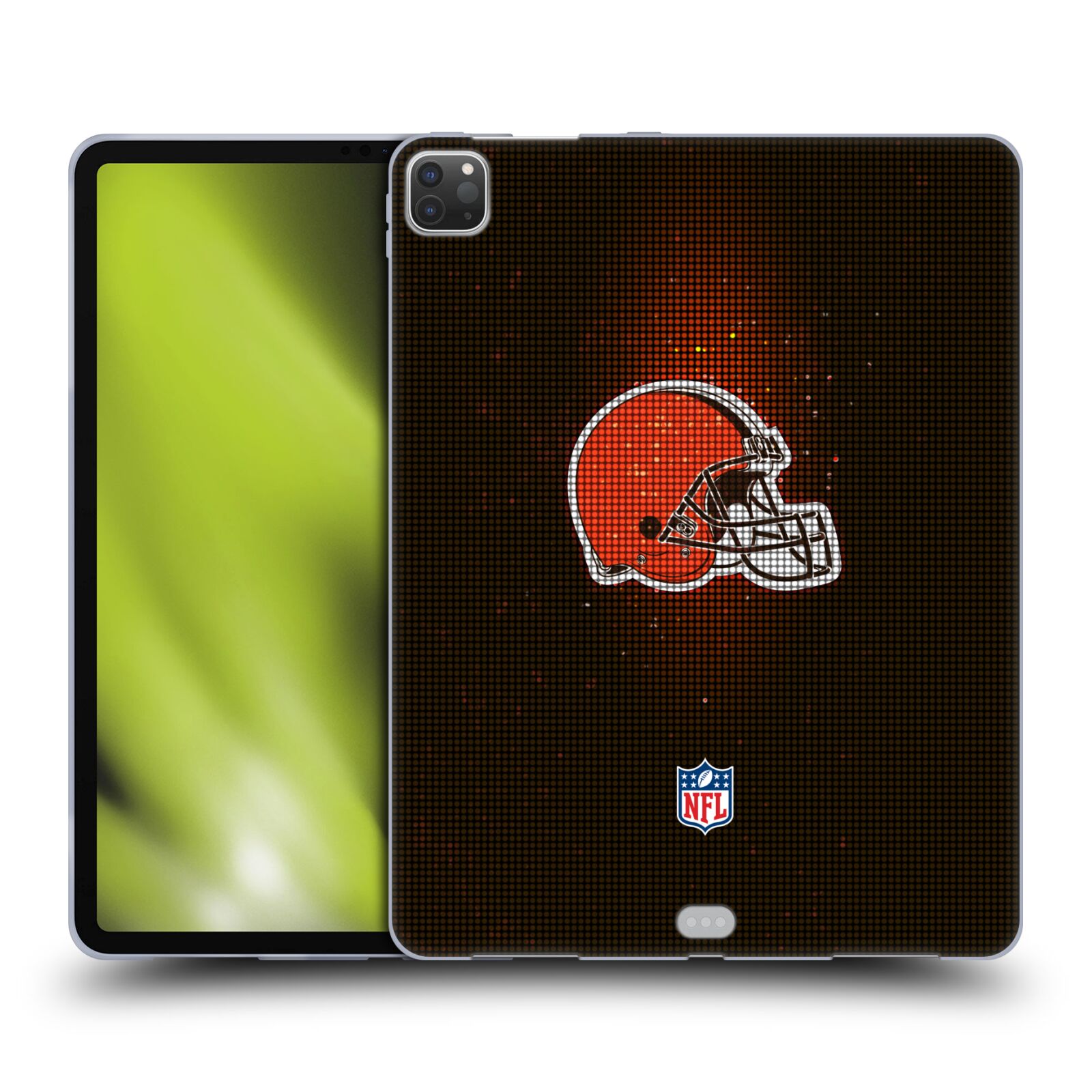 OFFICIAL NFL CLEVELAND BROWNS ARTWORK GEL CASE FOR APPLE SAMSUNG KINDLE - Picture 8 of 11