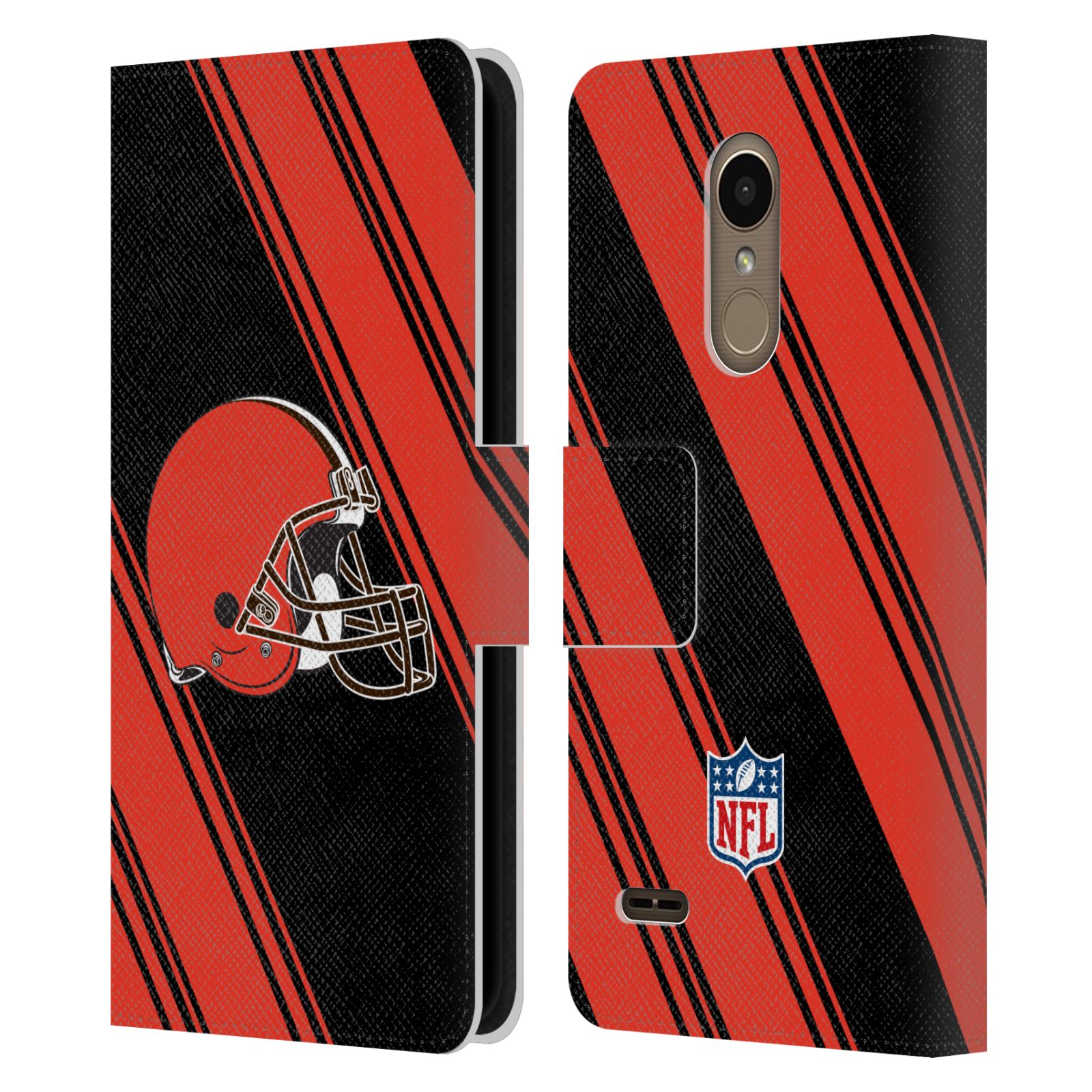 OFFICIAL NFL CLEVELAND BROWNS ARTWORK LEATHER BOOK WALLET CASE FOR LG PHONES 1 - Picture 7 of 7