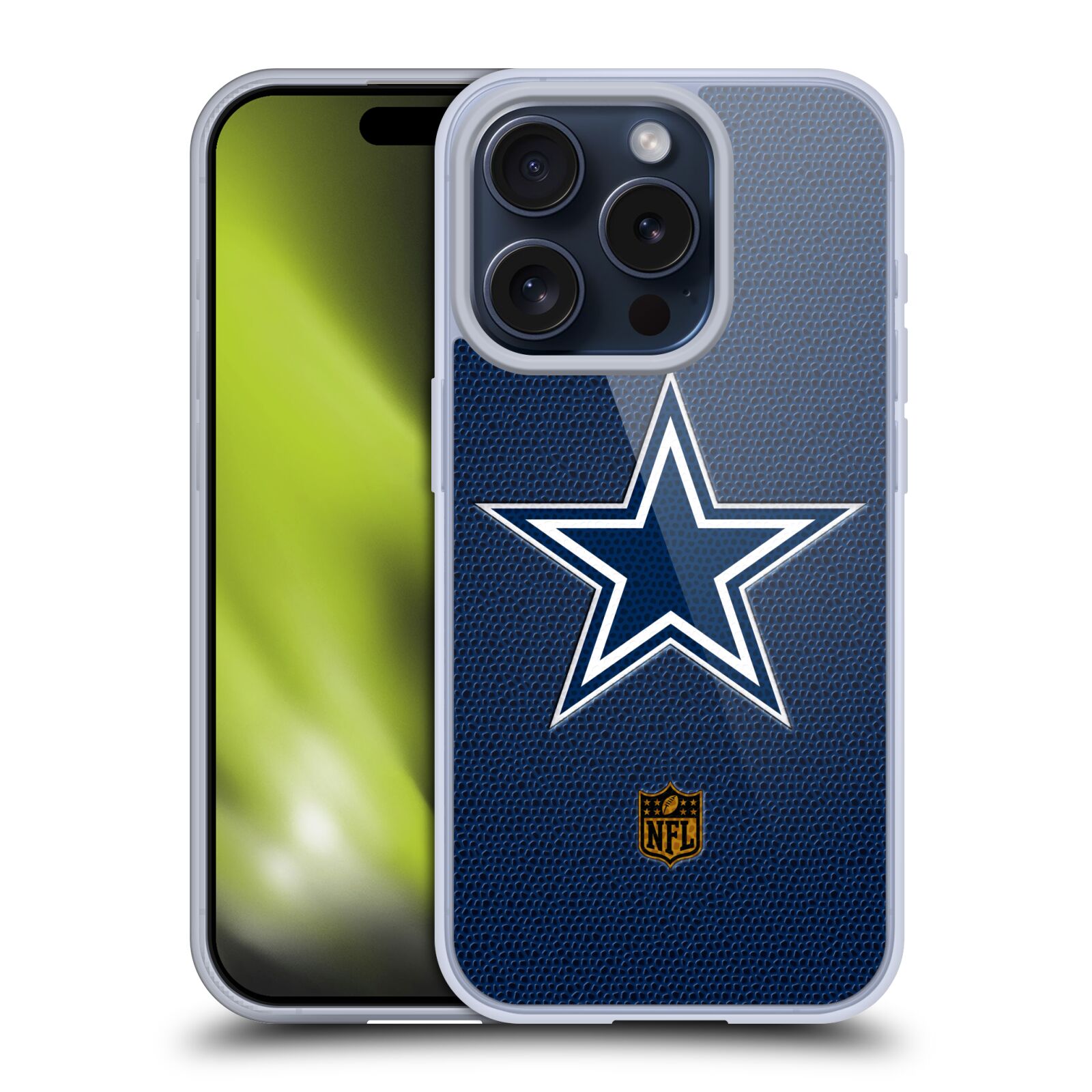 NFL DALLAS COWBOYS LOGO GEL CASE COMPATIBLE WITH APPLE iPHONE PHONES & MAGSAFE