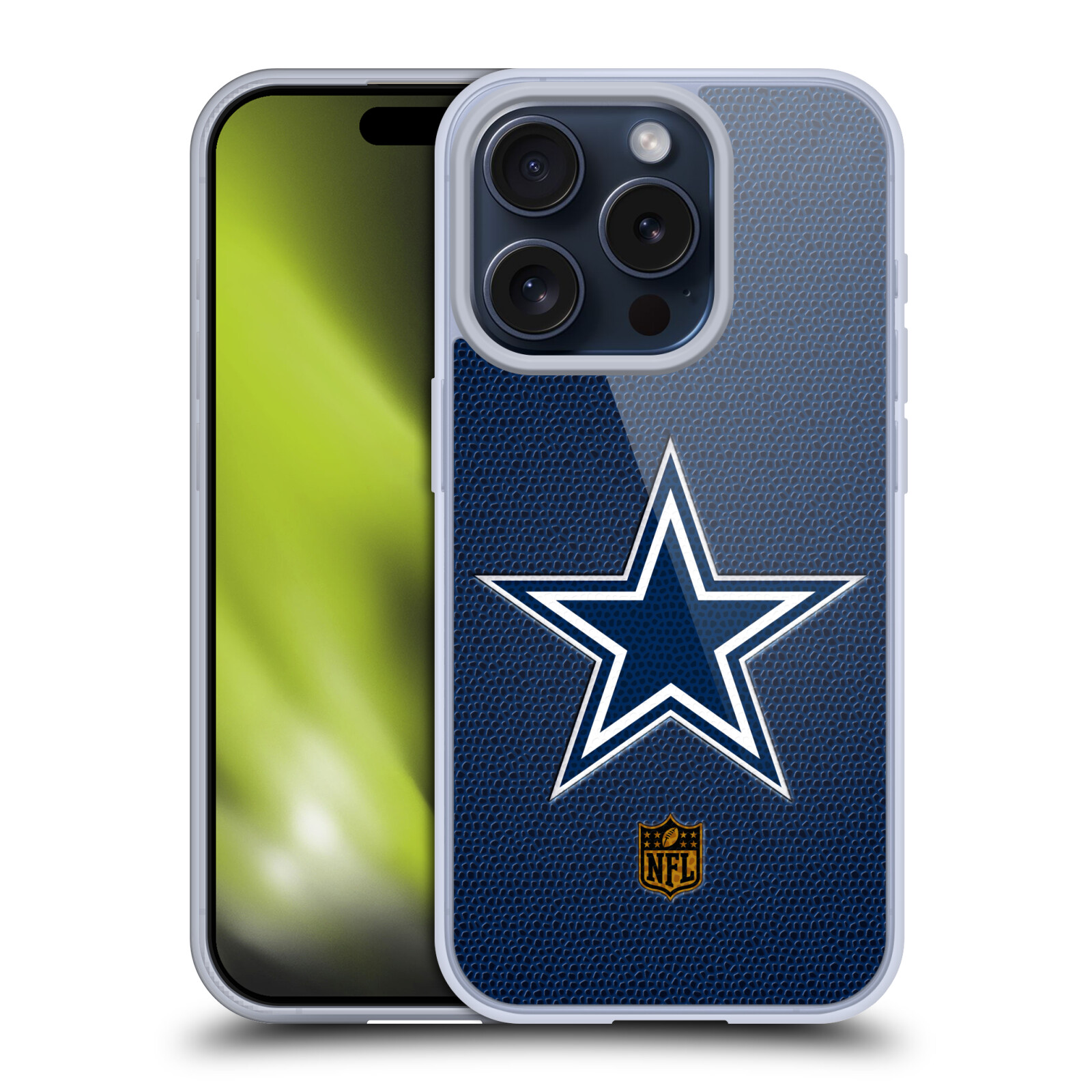 OFFICIAL NFL DALLAS COWBOYS LOGO SOFT GEL CASE FOR APPLE iPHONE PHONES