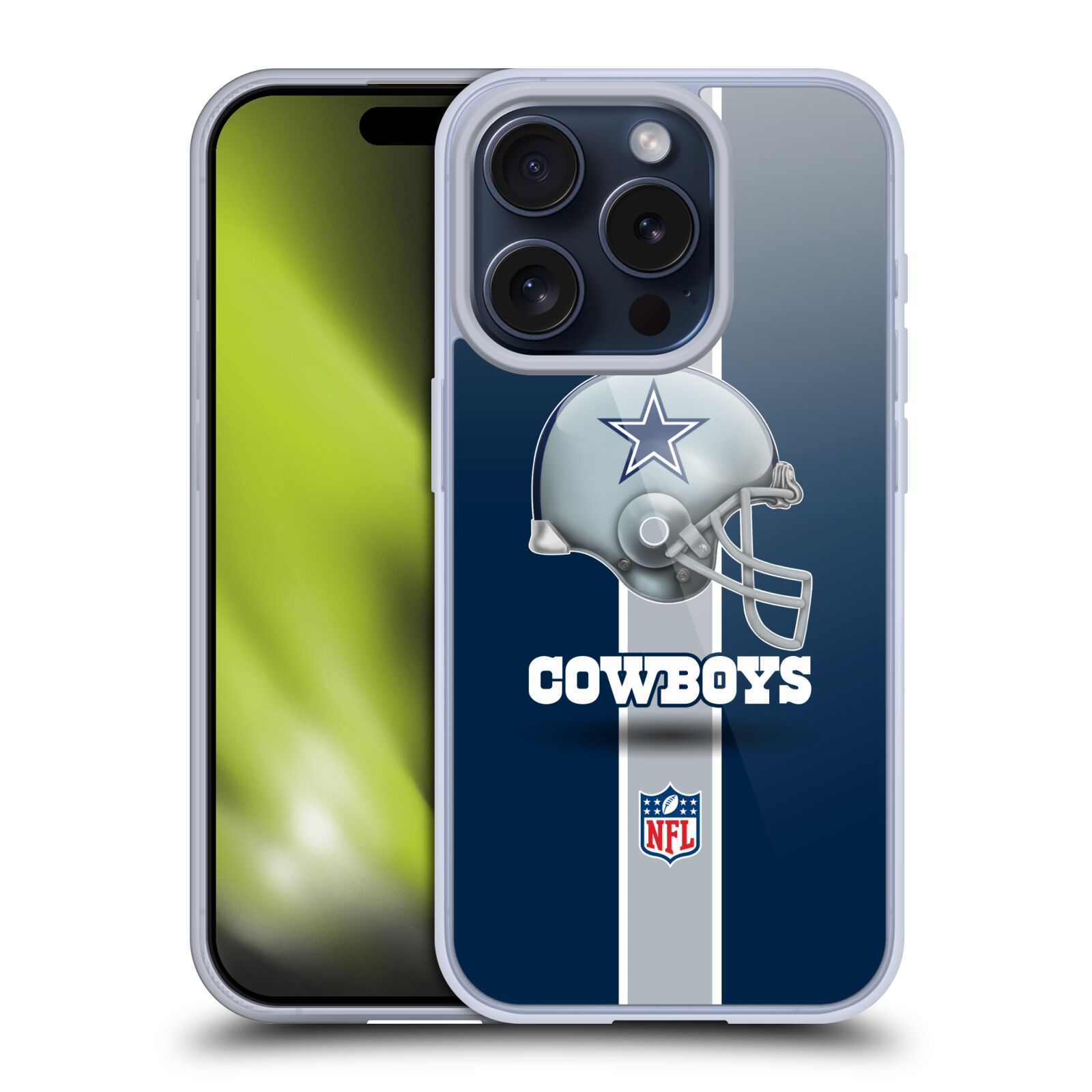 NFL DALLAS COWBOYS LOGO GEL CASE COMPATIBLE WITH APPLE iPHONE PHONES & MAGSAFE