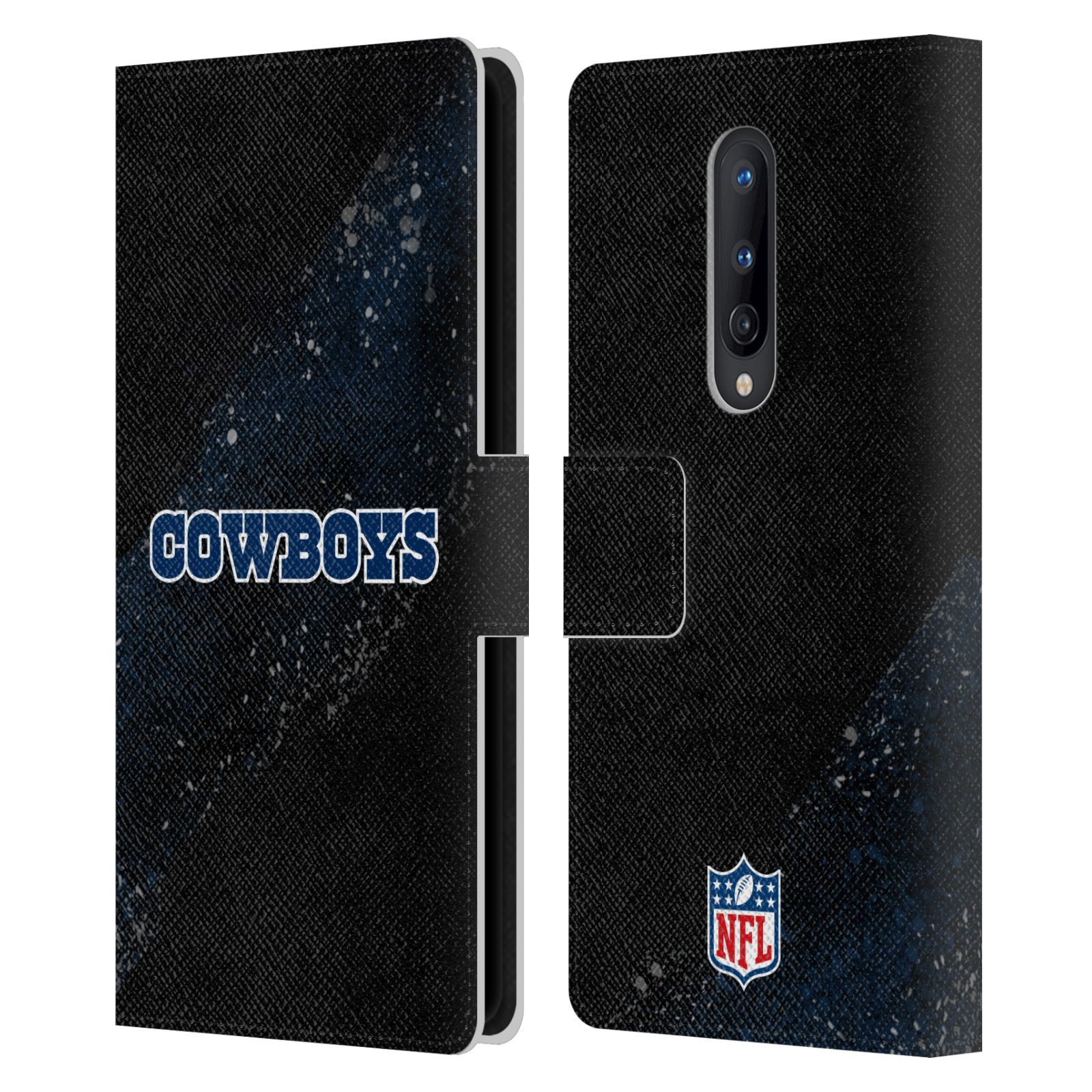 OFFICIAL NFL DALLAS COWBOYS LOGO LEATHER BOOK WALLET CASE FOR ONEPLUS PHONES - Picture 7 of 13