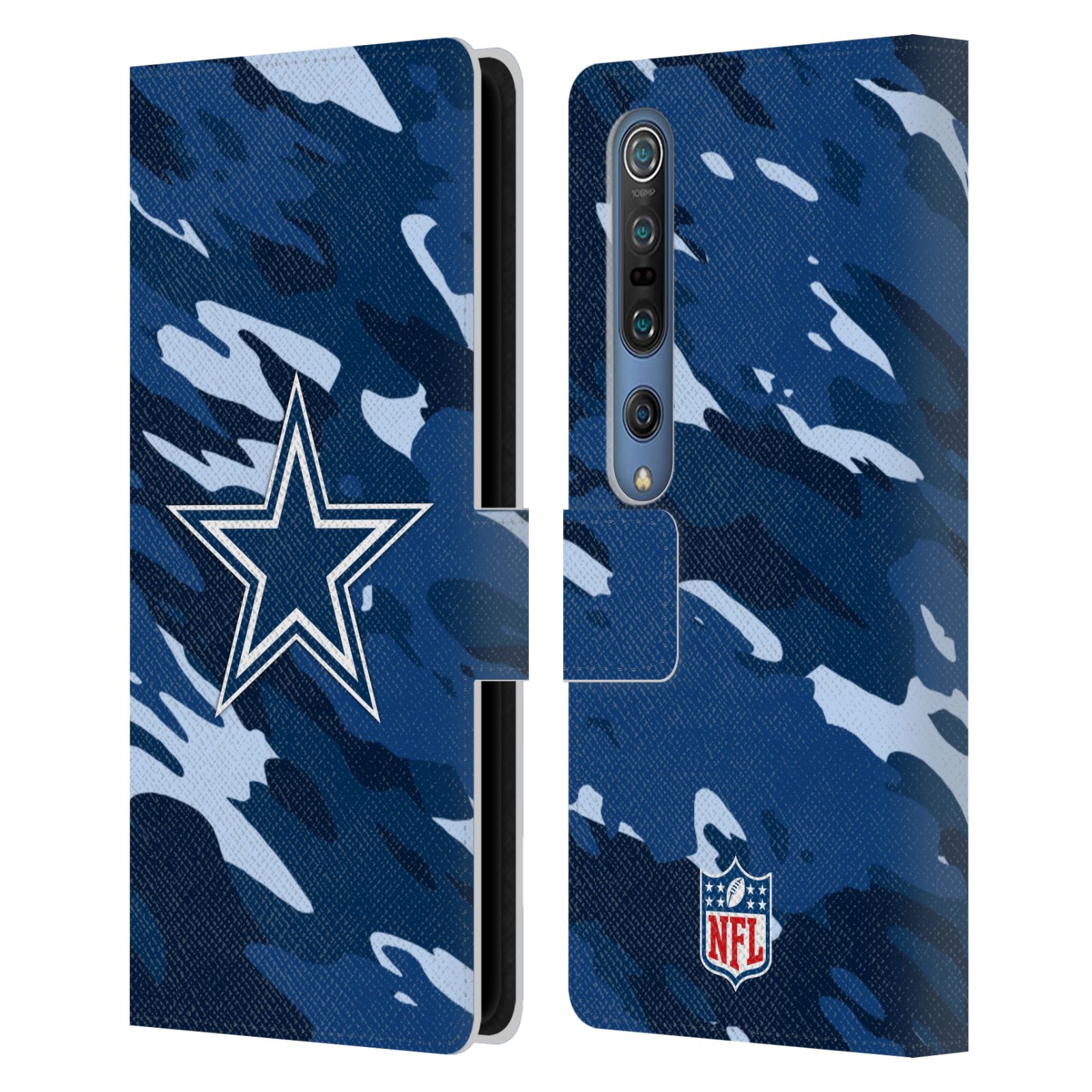 OFFICIAL NFL DALLAS COWBOYS LOGO LEATHER BOOK CASE FOR XIAOMI PHONES - Picture 8 of 13