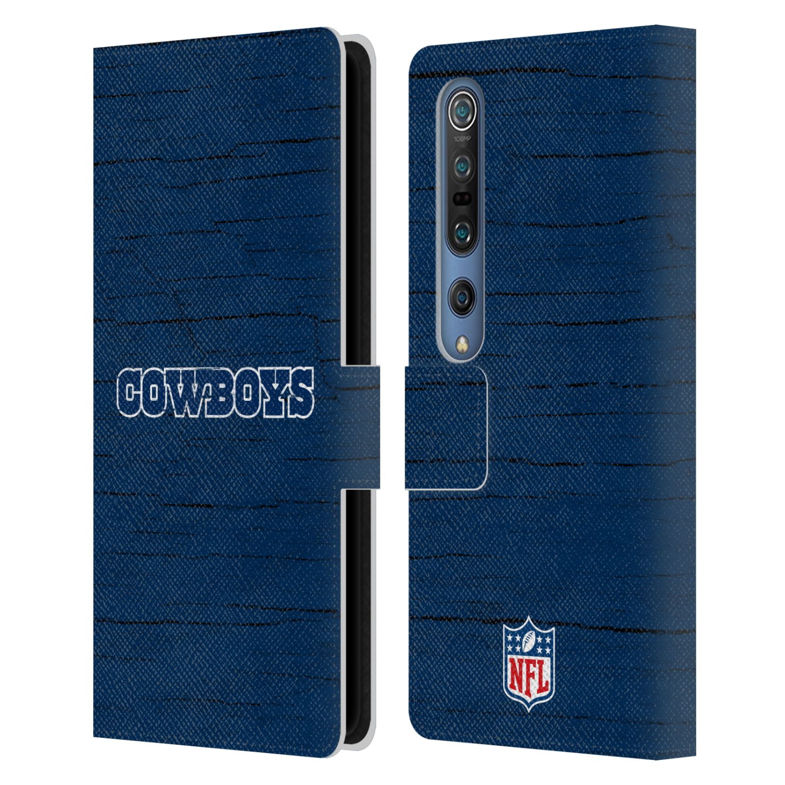 OFFICIAL NFL DALLAS COWBOYS LOGO LEATHER BOOK CASE FOR XIAOMI PHONES - Picture 9 of 13