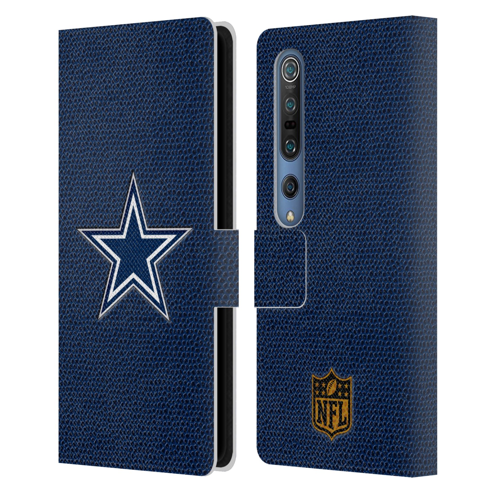 OFFICIAL NFL DALLAS COWBOYS LOGO LEATHER BOOK CASE FOR XIAOMI PHONES - Picture 10 of 13