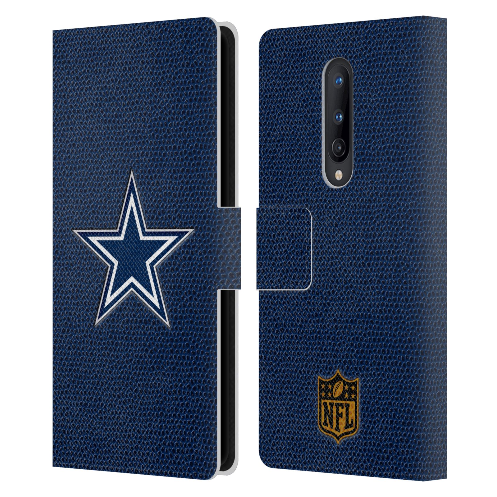 OFFICIAL NFL DALLAS COWBOYS LOGO LEATHER BOOK WALLET CASE FOR ONEPLUS PHONES - Picture 10 of 13