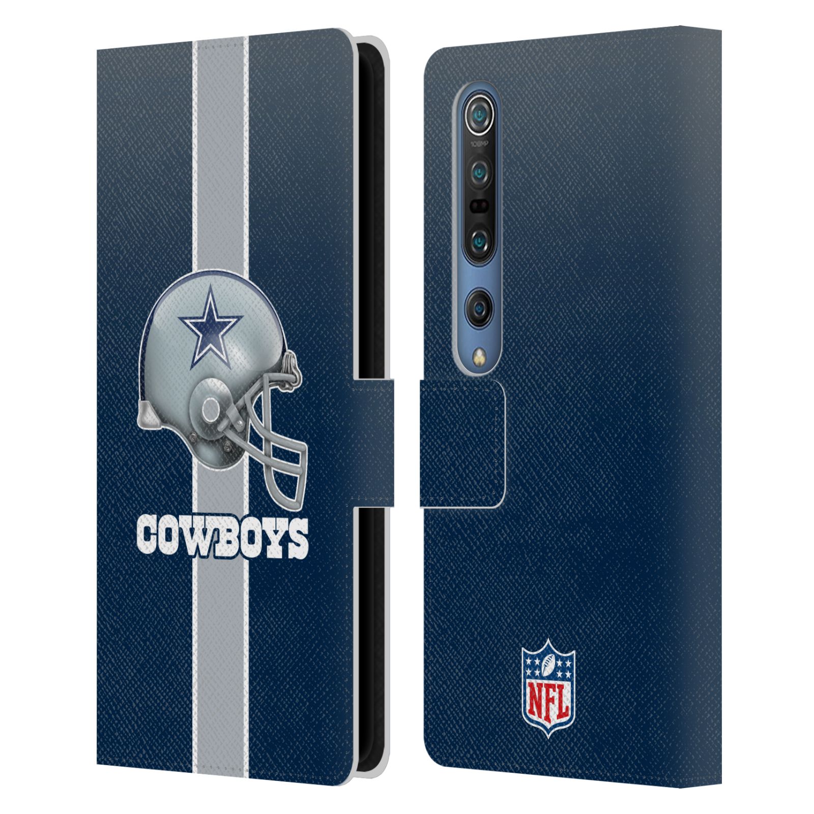 OFFICIAL NFL DALLAS COWBOYS LOGO LEATHER BOOK CASE FOR XIAOMI PHONES - Picture 11 of 13