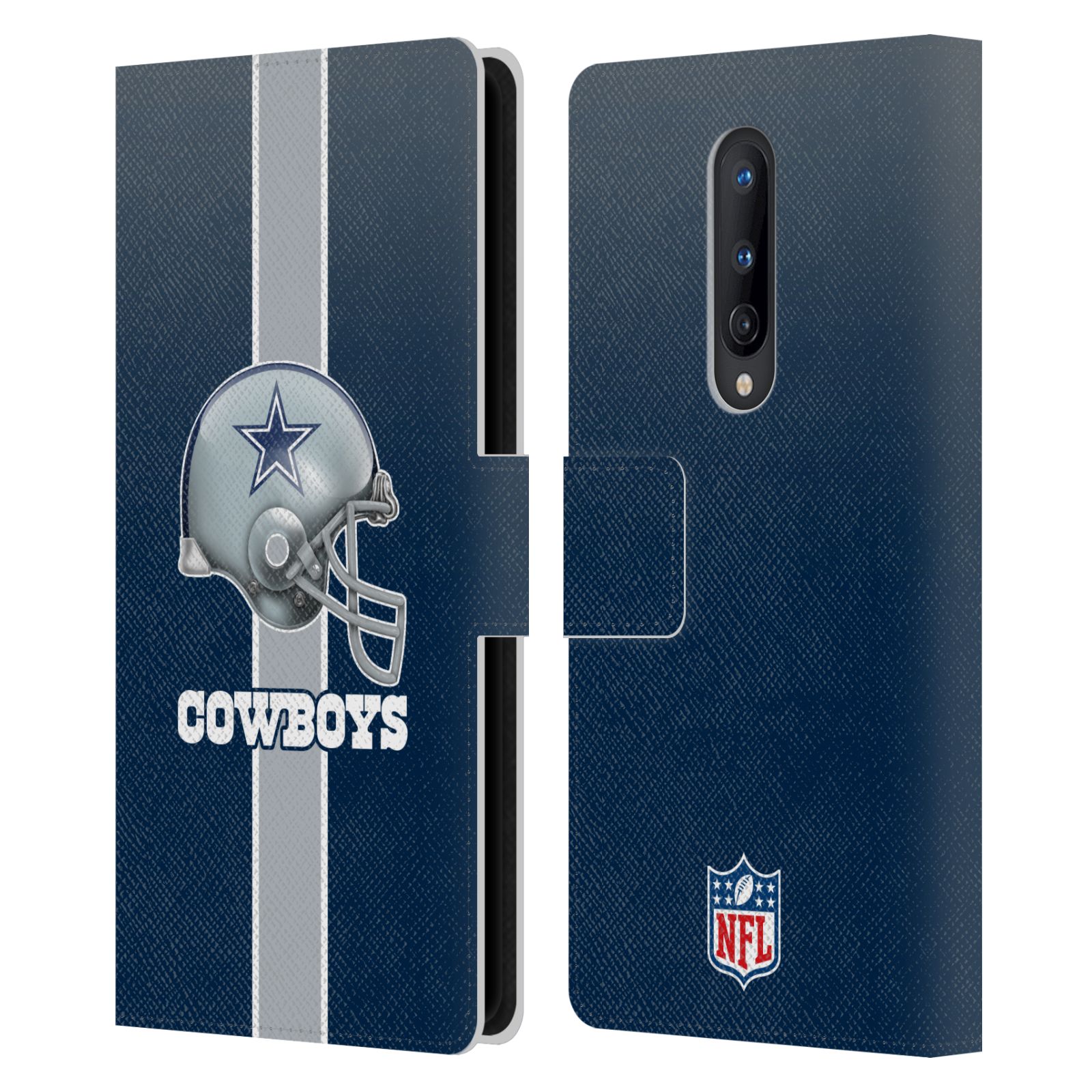 OFFICIAL NFL DALLAS COWBOYS LOGO LEATHER BOOK WALLET CASE FOR ONEPLUS PHONES - Picture 11 of 13