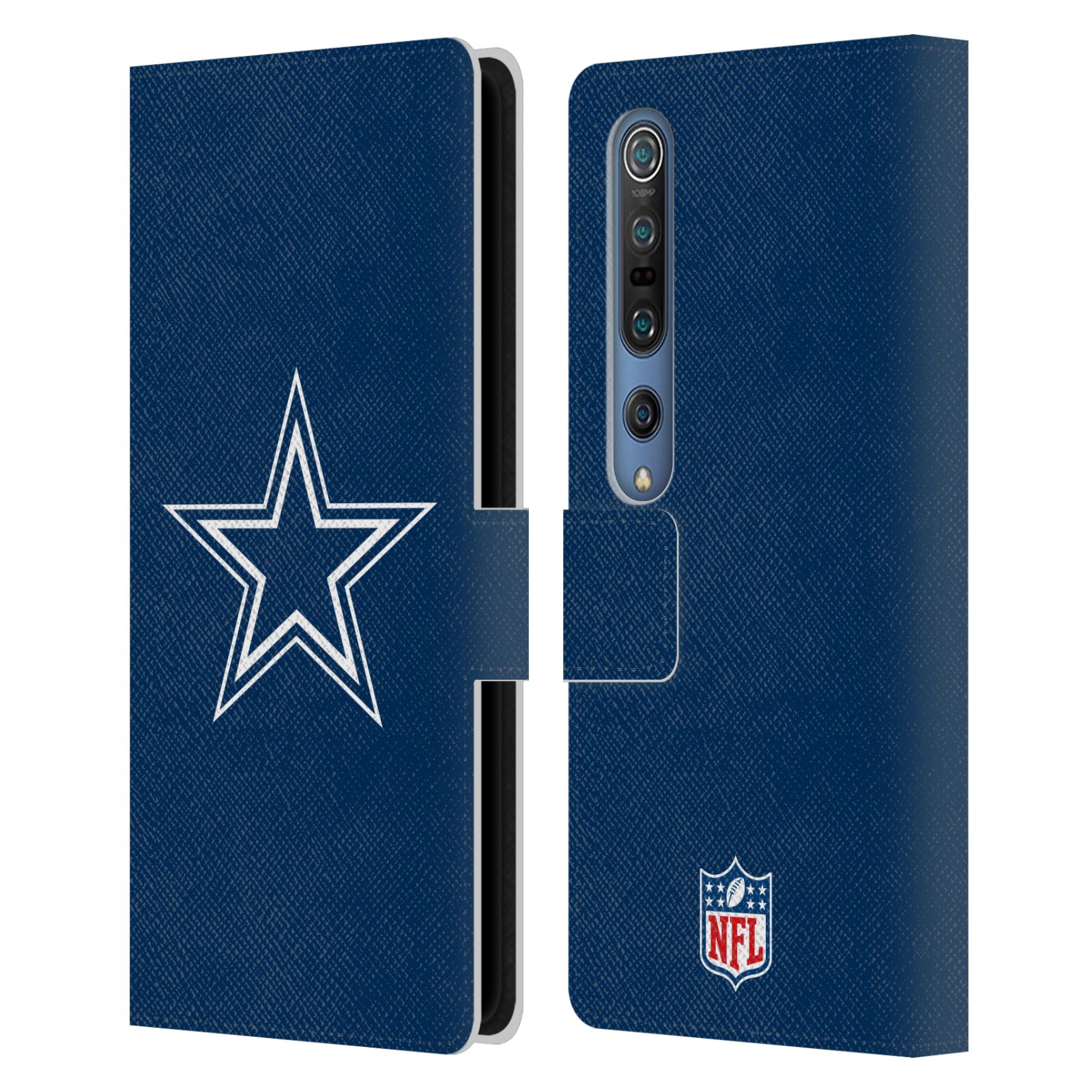 OFFICIAL NFL DALLAS COWBOYS LOGO LEATHER BOOK CASE FOR XIAOMI PHONES - Picture 12 of 13
