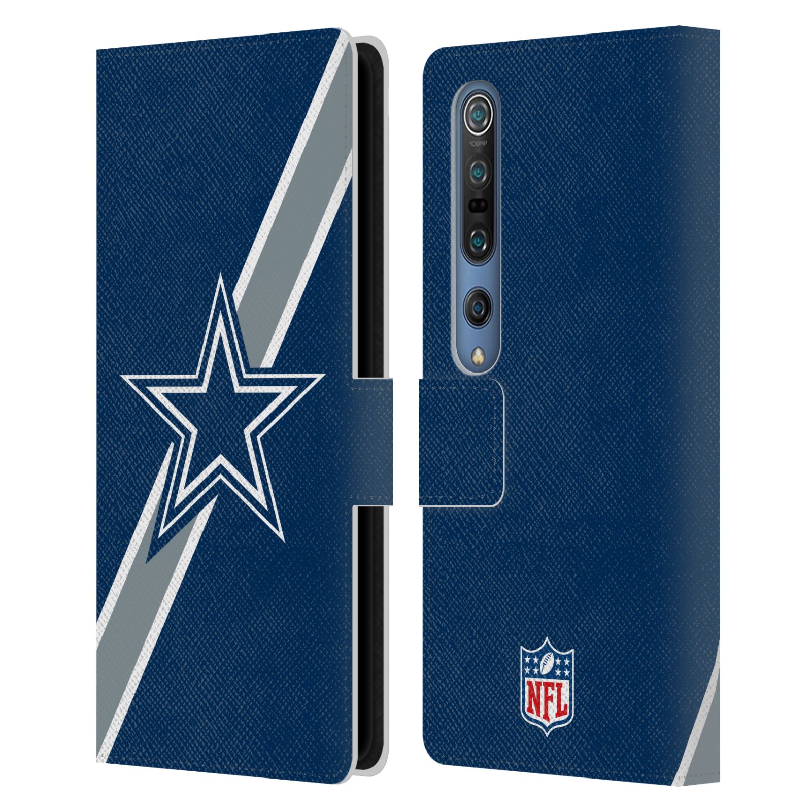 OFFICIAL NFL DALLAS COWBOYS LOGO LEATHER BOOK CASE FOR XIAOMI PHONES - Picture 13 of 13