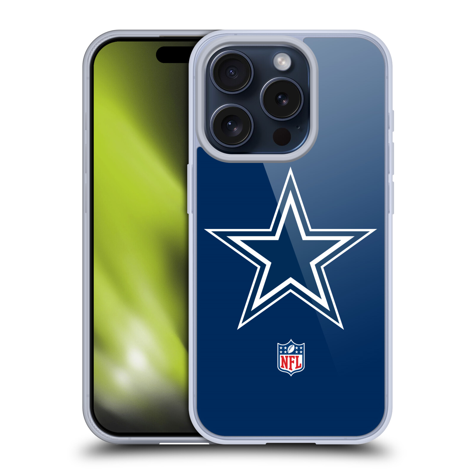 OFFICIAL NFL DALLAS COWBOYS LOGO SOFT GEL CASE FOR APPLE iPHONE PHONES