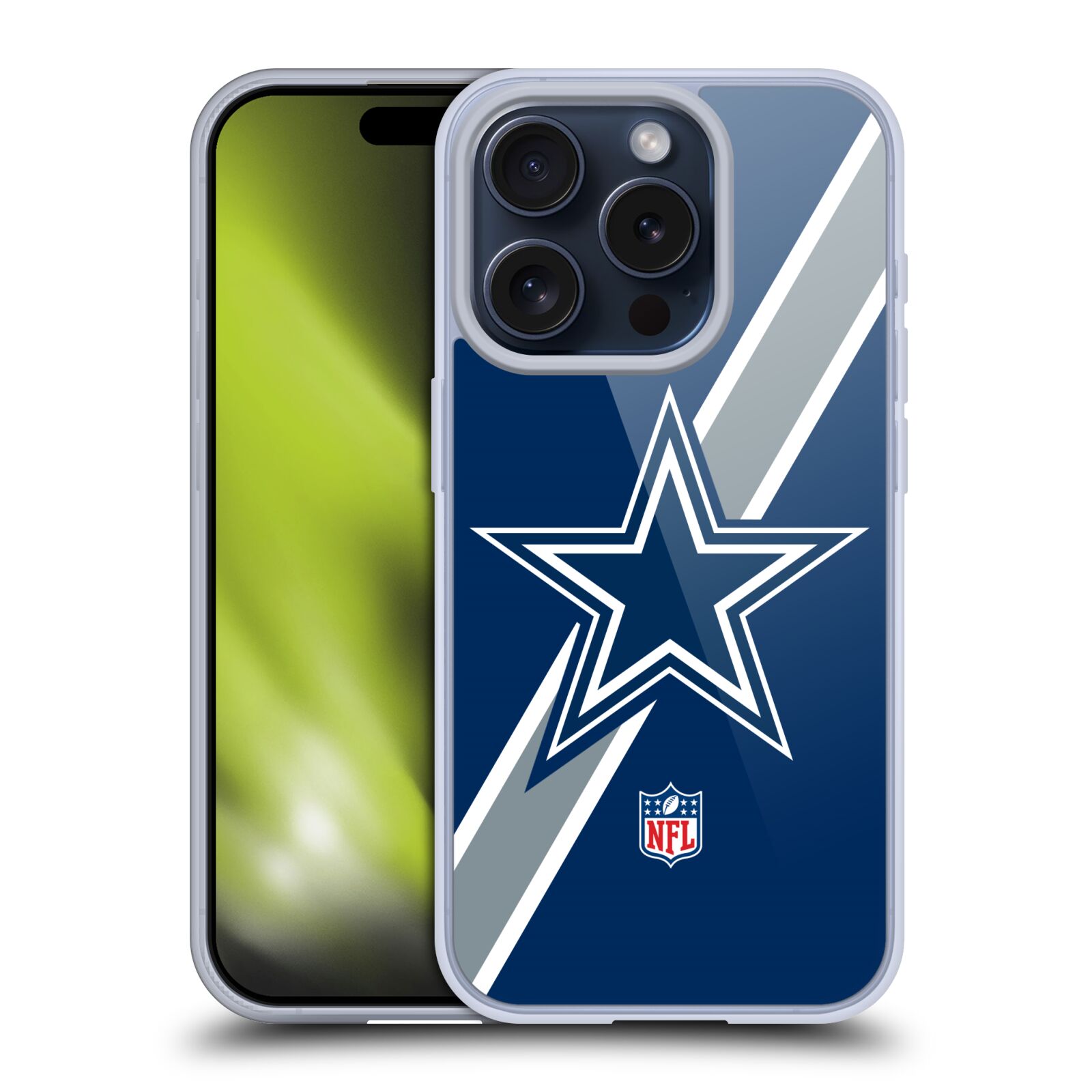 NFL DALLAS COWBOYS LOGO GEL CASE COMPATIBLE WITH APPLE iPHONE PHONES & MAGSAFE