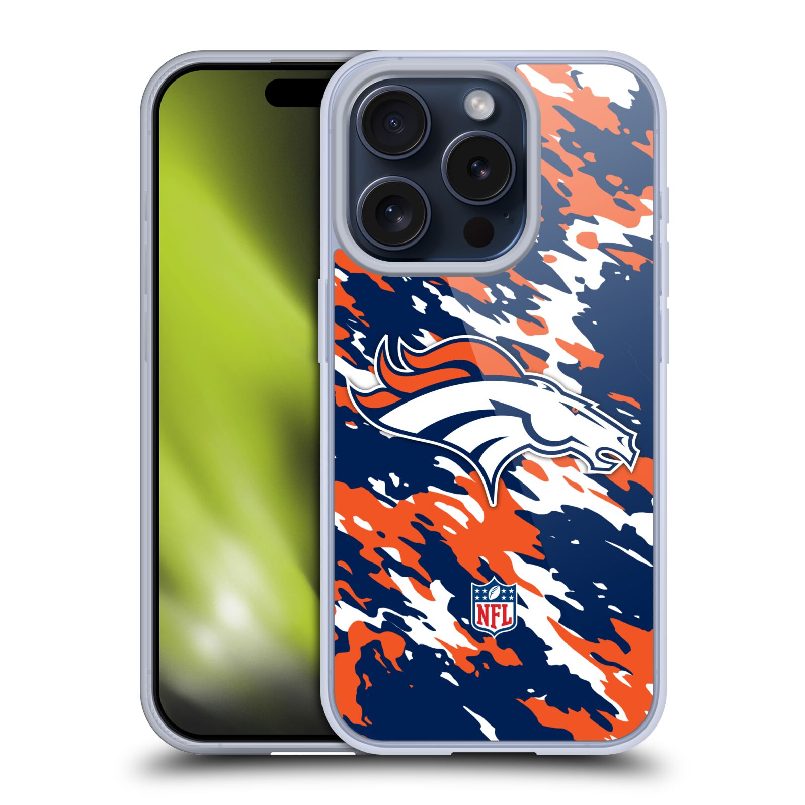 OFFICIEL NFL DENVER BRONCOS LOGO ÉTUI COQUE EN GEL POUR APPLE iPHONE TÉLÉPHONES - Photo 8 sur 14