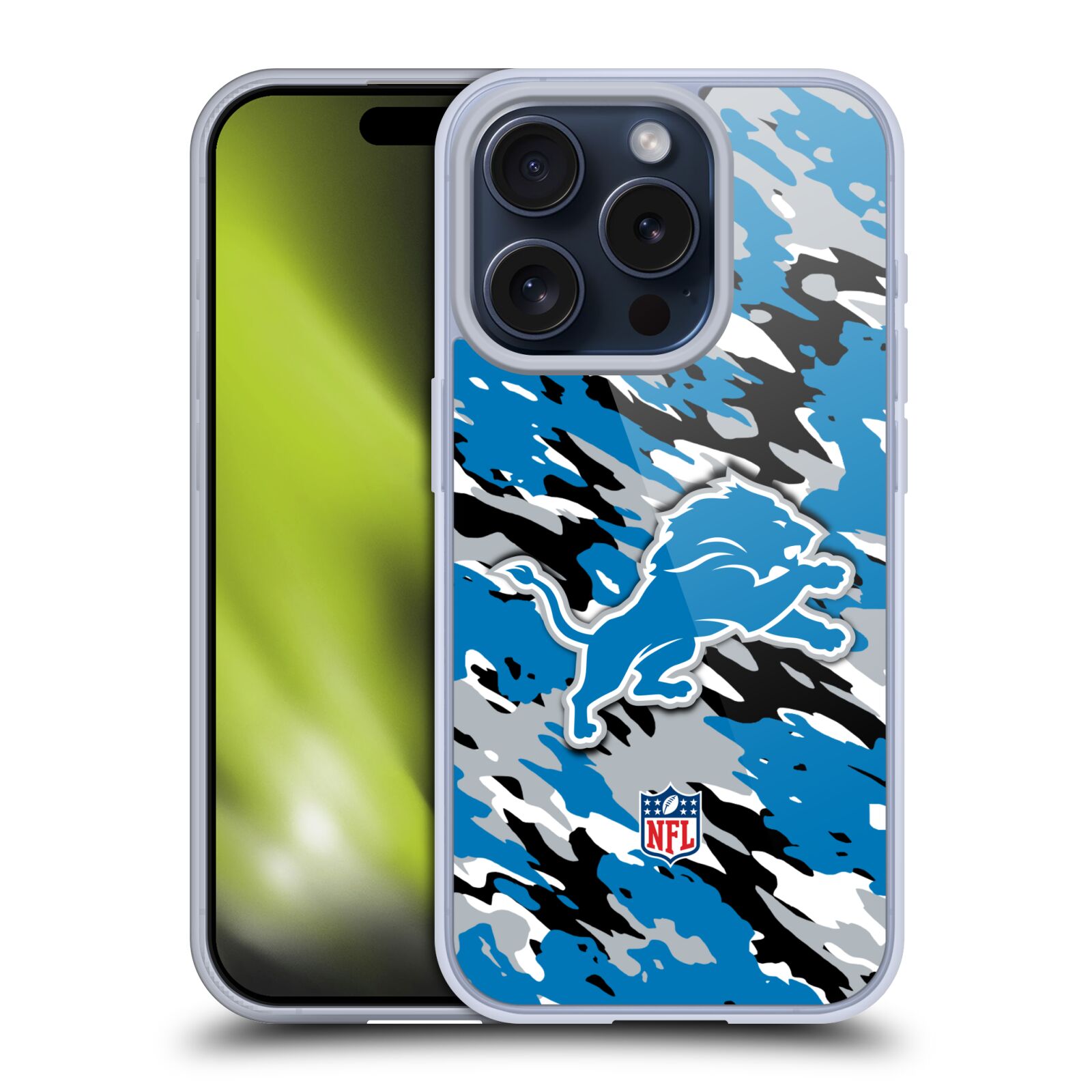 OFFICIEL NFL DETROIT LIONS LOGO ÉTUI COQUE EN GEL POUR APPLE iPHONE TÉLÉPHONES - Photo 8 sur 14