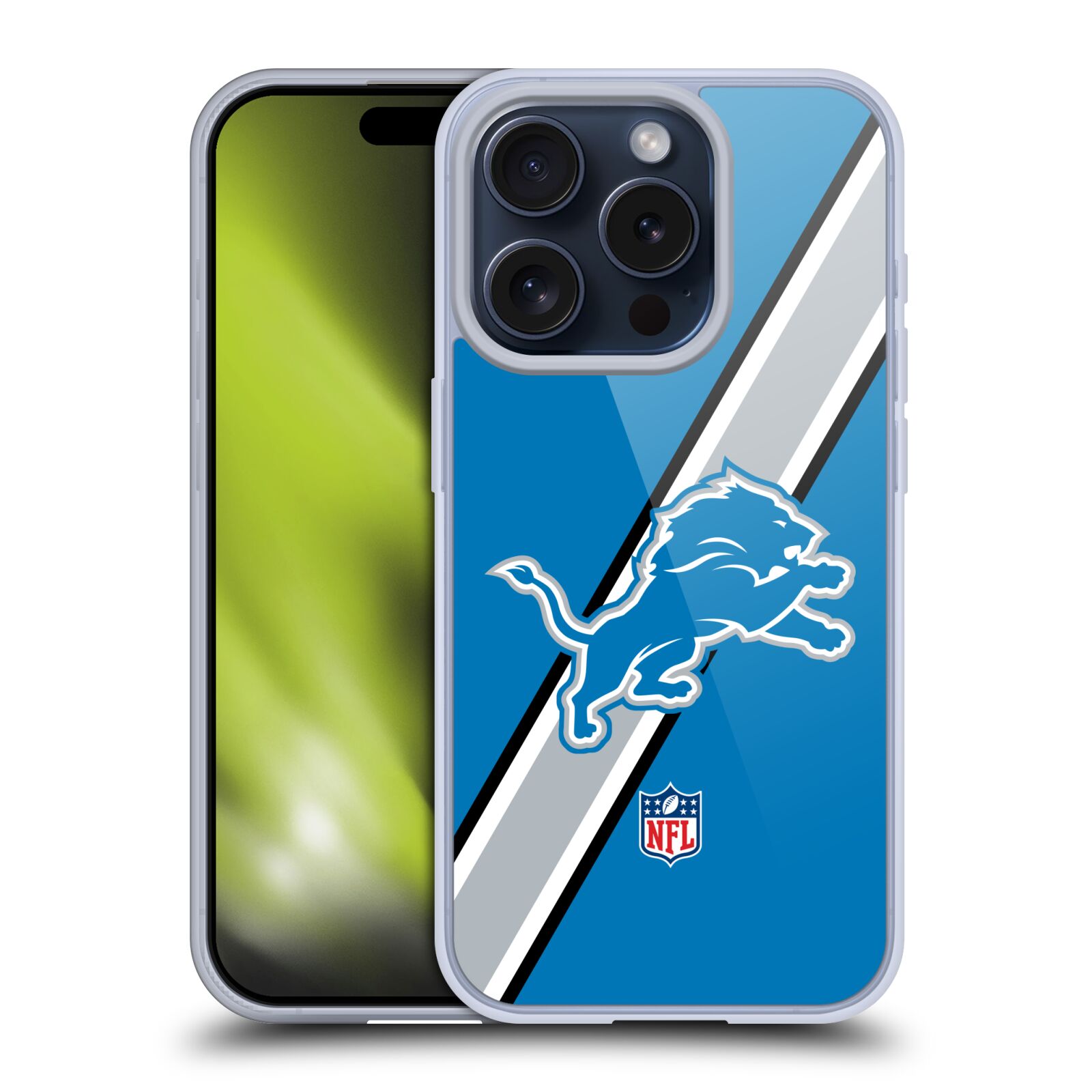 OFFICIEL NFL DETROIT LIONS LOGO ÉTUI COQUE EN GEL POUR APPLE iPHONE TÉLÉPHONES - Photo 13 sur 14