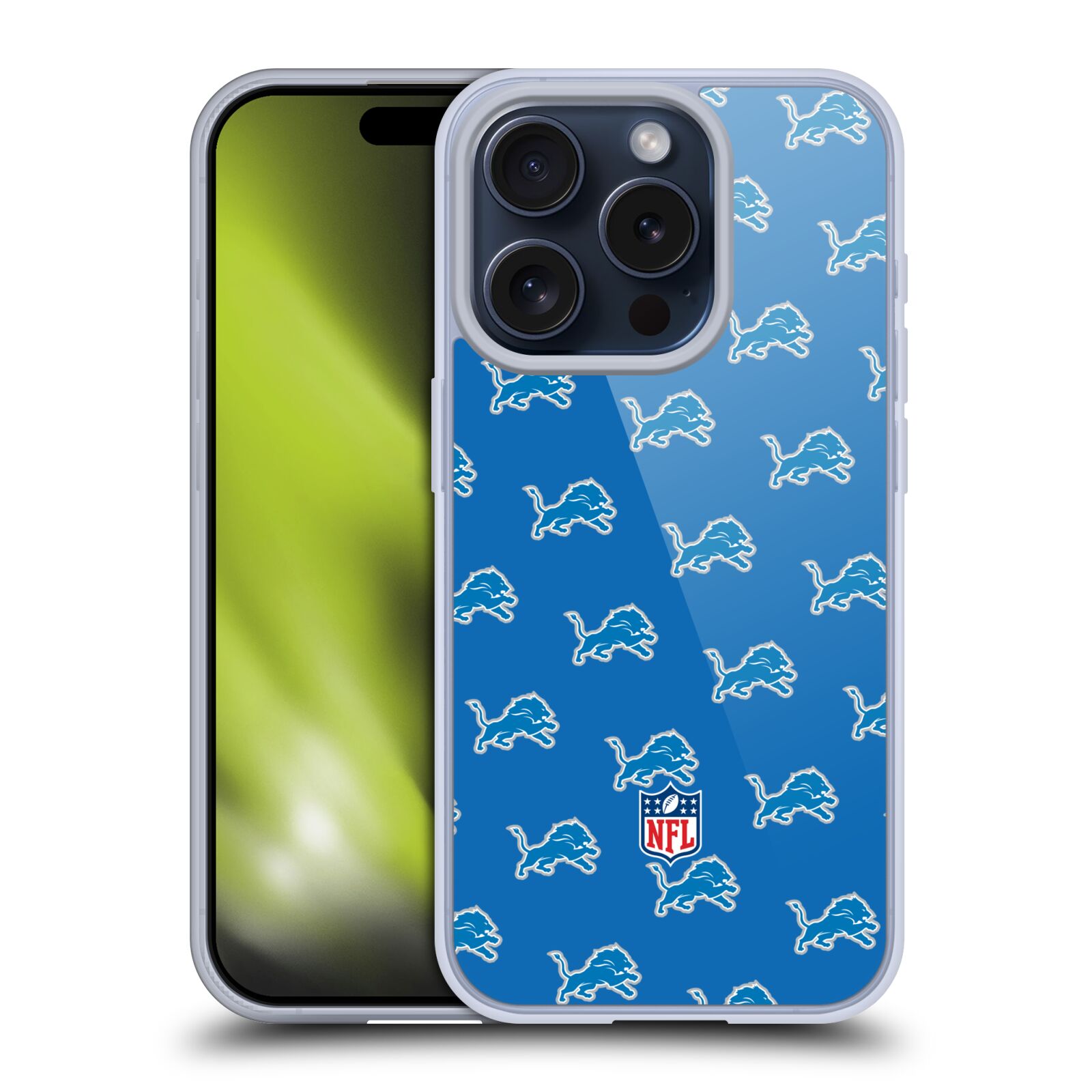 NFL DETROIT LIONS ARTWORK ÉTUI COQUE EN GEL MOLLE POUR APPLE iPHONE TÉLÉPHONES - Photo 10 sur 11