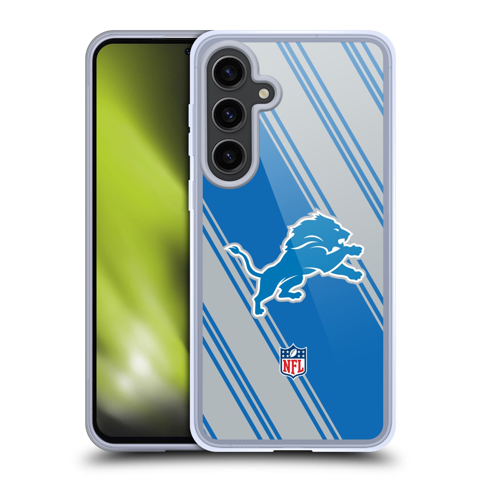 FUNDA DE GEL NFL DETROIT LIONS ARTWORK COMPATIBLE CON TELÉFONOS SAMSUNG Y MAGSAFE - Imagen 11 de 11