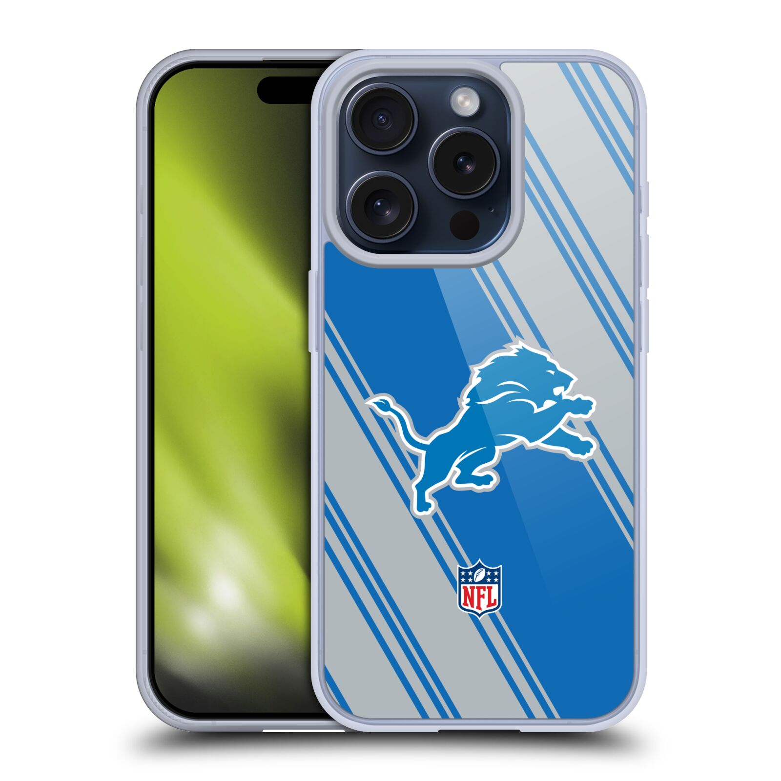 NFL DETROIT LIONS ARTWORK ÉTUI COQUE EN GEL MOLLE POUR APPLE iPHONE TÉLÉPHONES - Photo 11 sur 11
