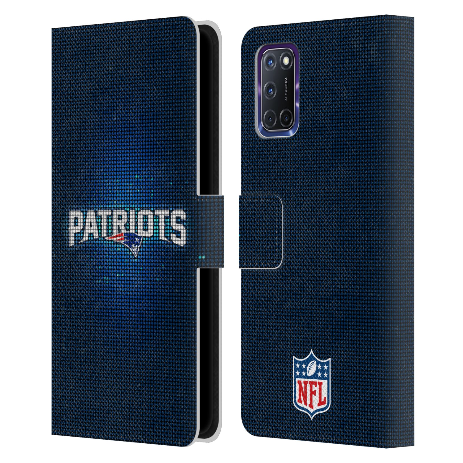 NFL NEW ENGLAND PATRIOTS ARTWORK LEATHER BOOK WALLET CASE COVER FOR OPPO PHONES - 第 7/10 張圖片