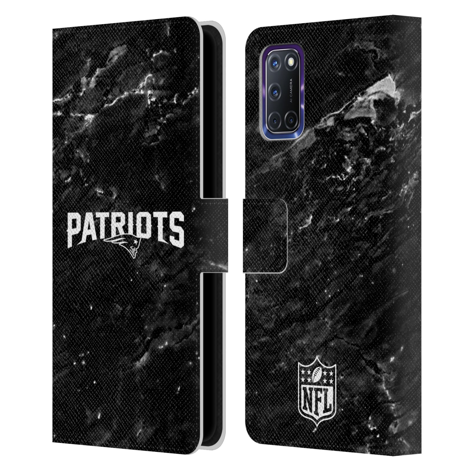 NFL NEW ENGLAND PATRIOTS ARTWORK LEATHER BOOK WALLET CASE COVER FOR OPPO PHONES - 第 8/10 張圖片