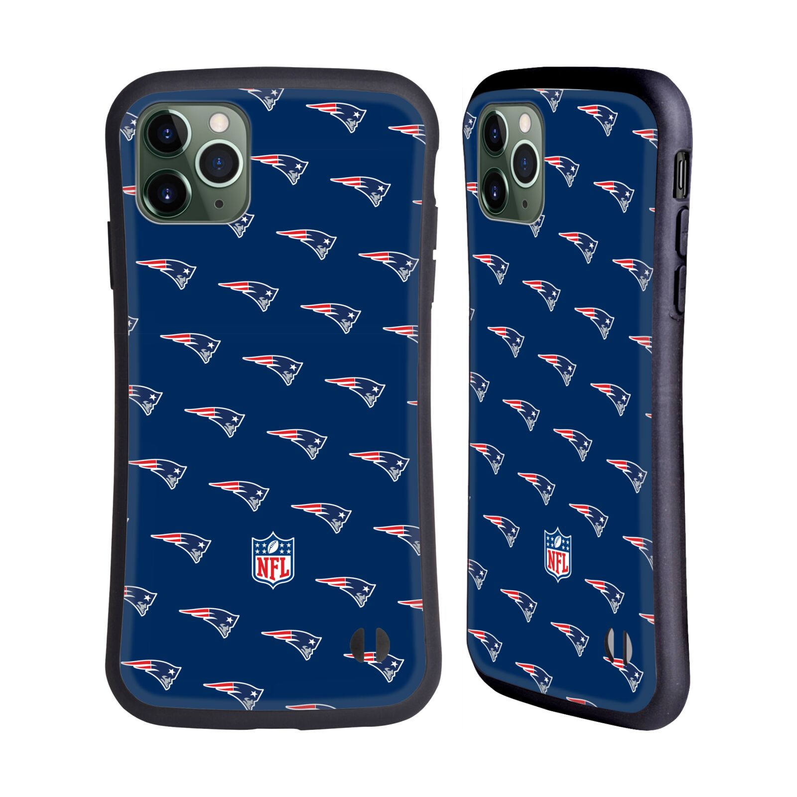 OFFICIAL NFL NEW ENGLAND PATRIOTS ARTWORK HYBRID CASE FOR APPLE iPHONES PHONES - Picture 10 of 11