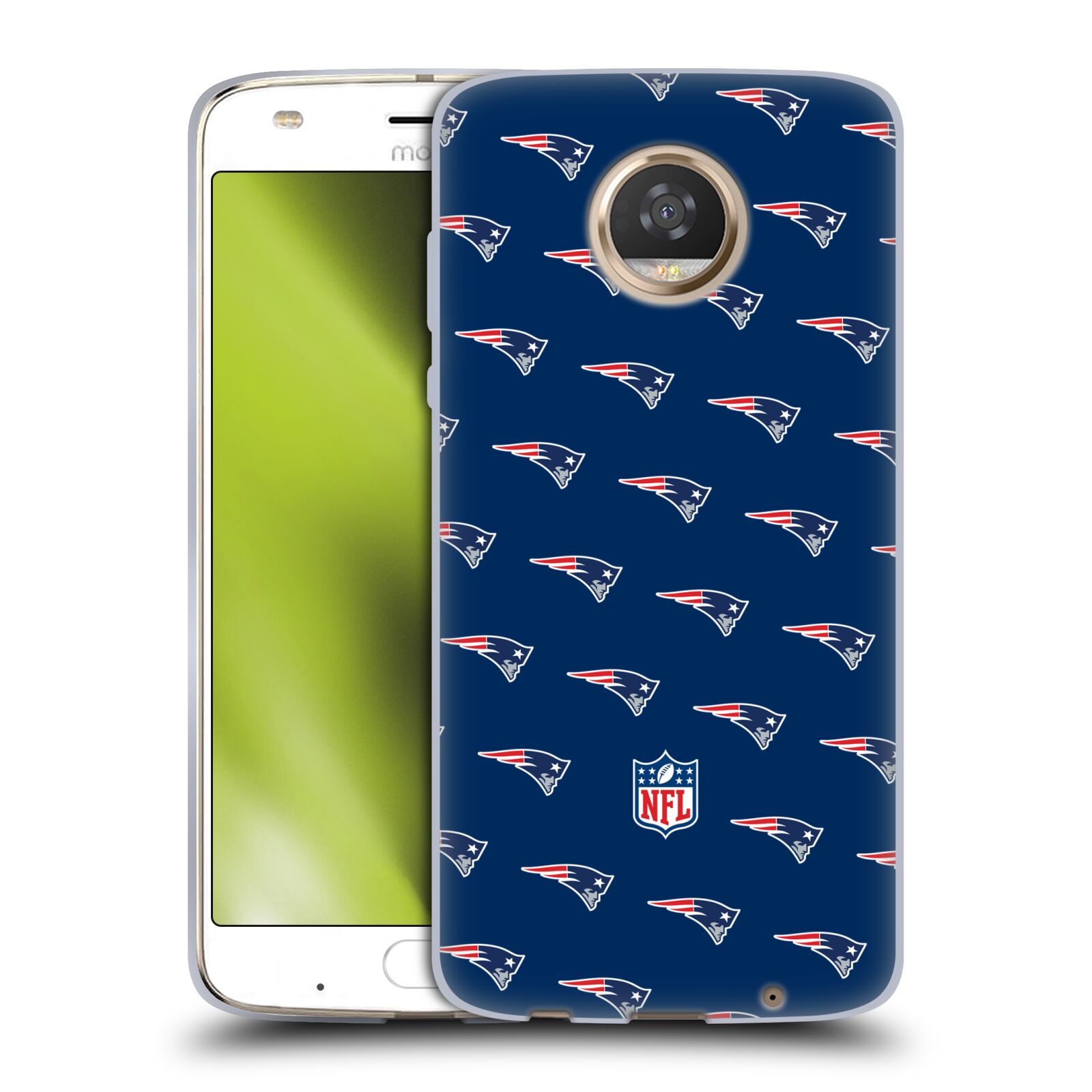 OFFICIAL NFL NEW ENGLAND PATRIOTS ARTWORK GEL CASE FOR MOTOROLA PHONES - Picture 10 of 11