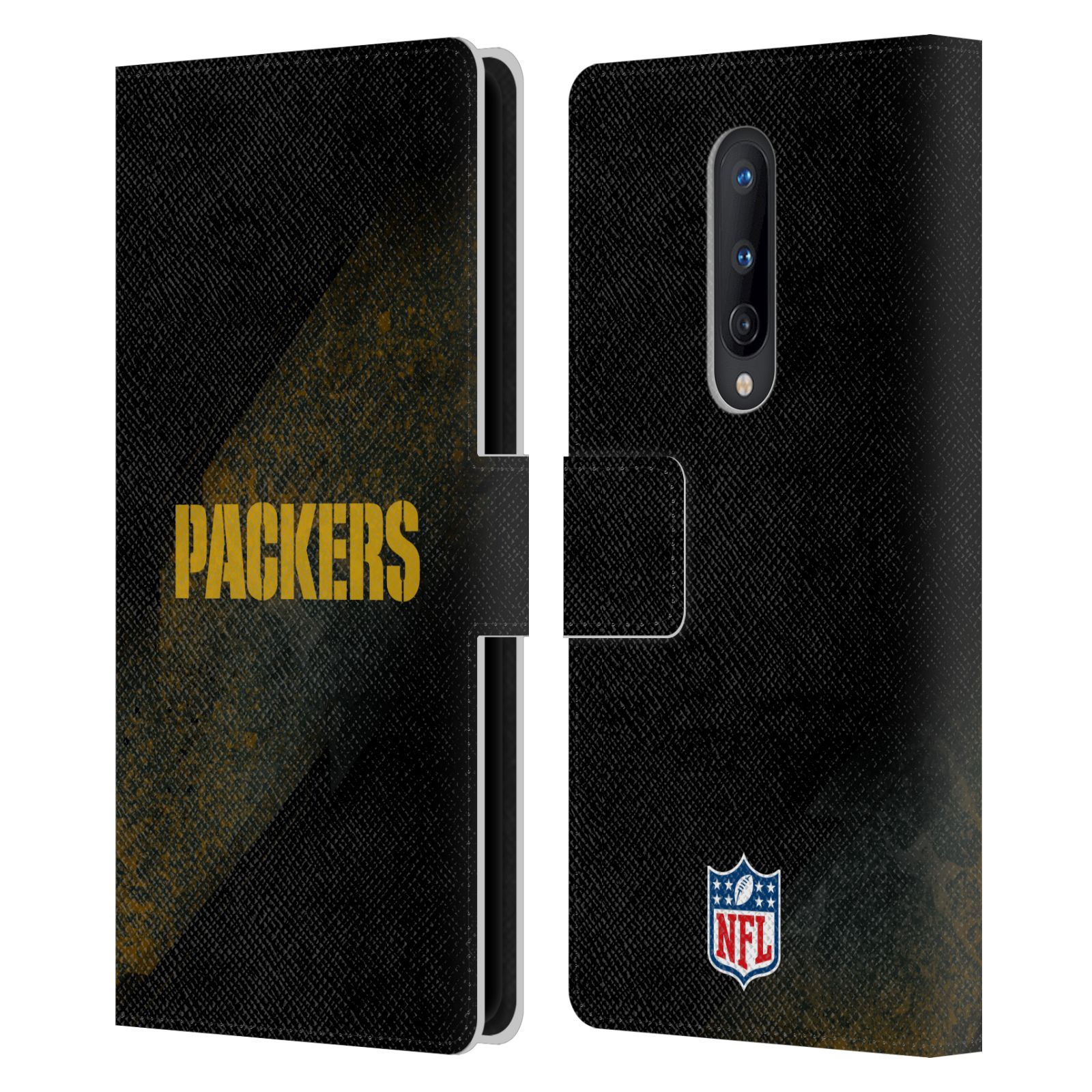 OFFICIAL NFL GREEN BAY PACKERS LOGO LEATHER BOOK WALLET CASE FOR ONEPLUS PHONES - Picture 7 of 13