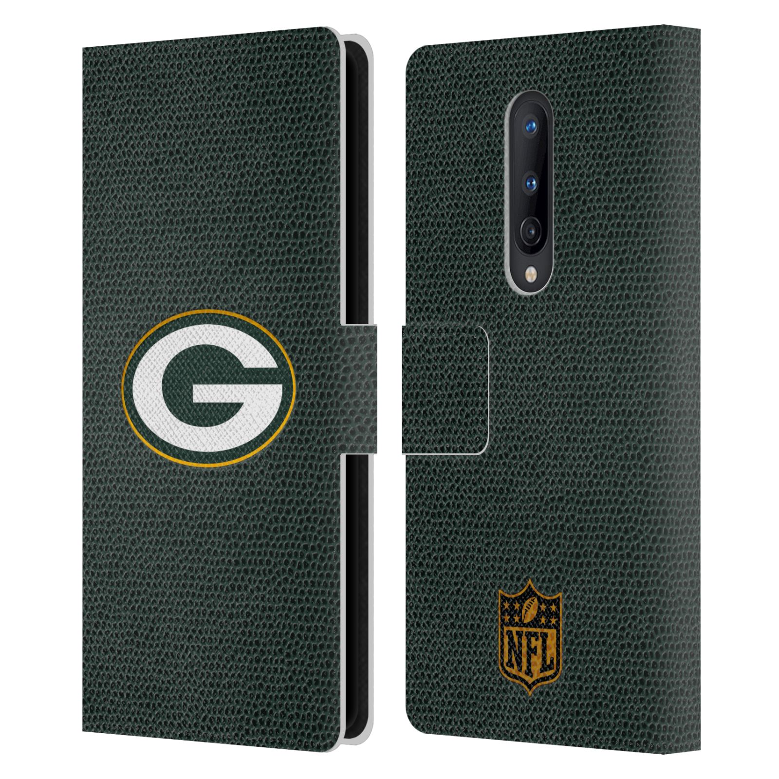 OFFICIAL NFL GREEN BAY PACKERS LOGO LEATHER BOOK WALLET CASE FOR ONEPLUS PHONES - Picture 10 of 13