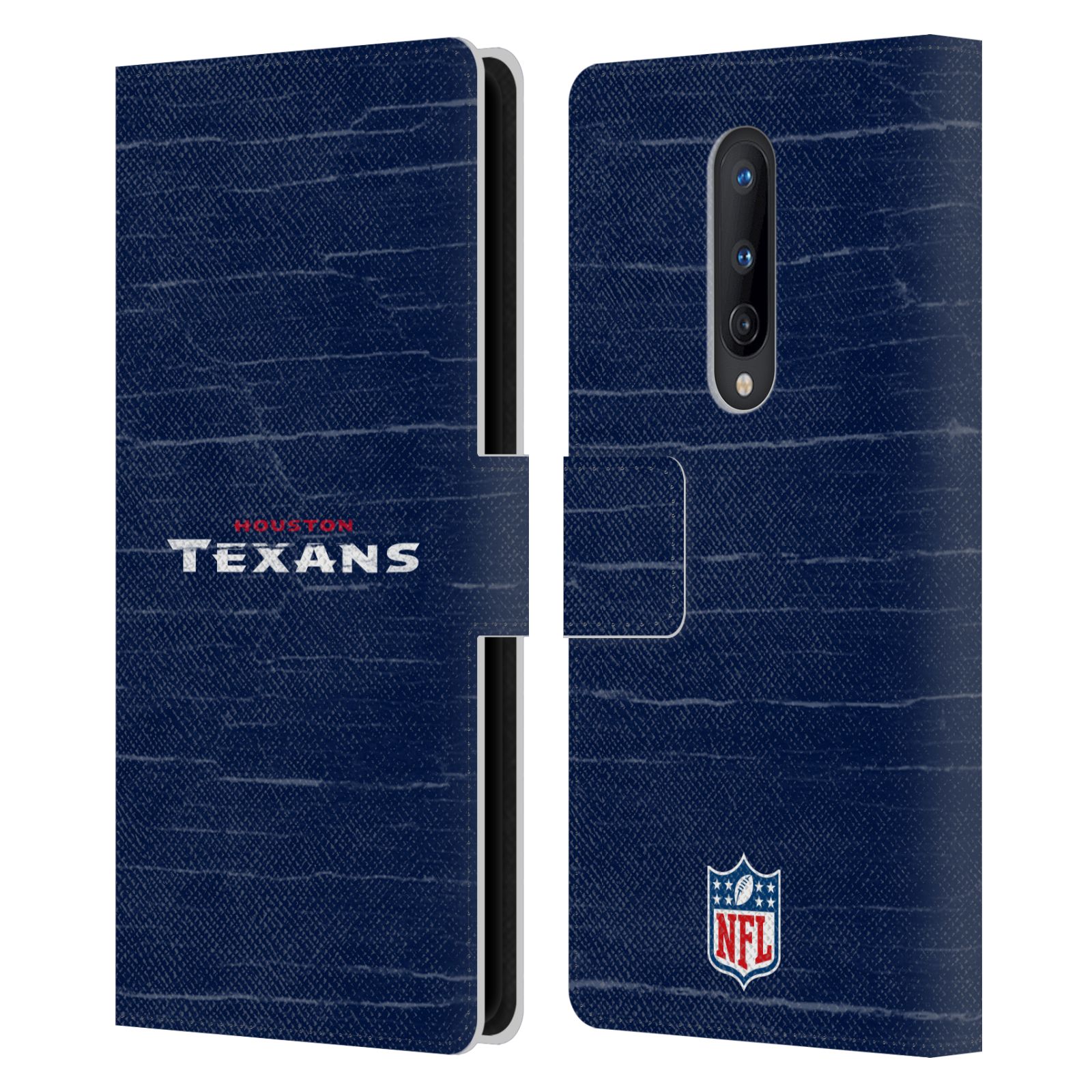 OFFICIAL NFL HOUSTON TEXANS LOGO LEATHER BOOK WALLET CASE FOR ONEPLUS PHONES - Picture 9 of 13