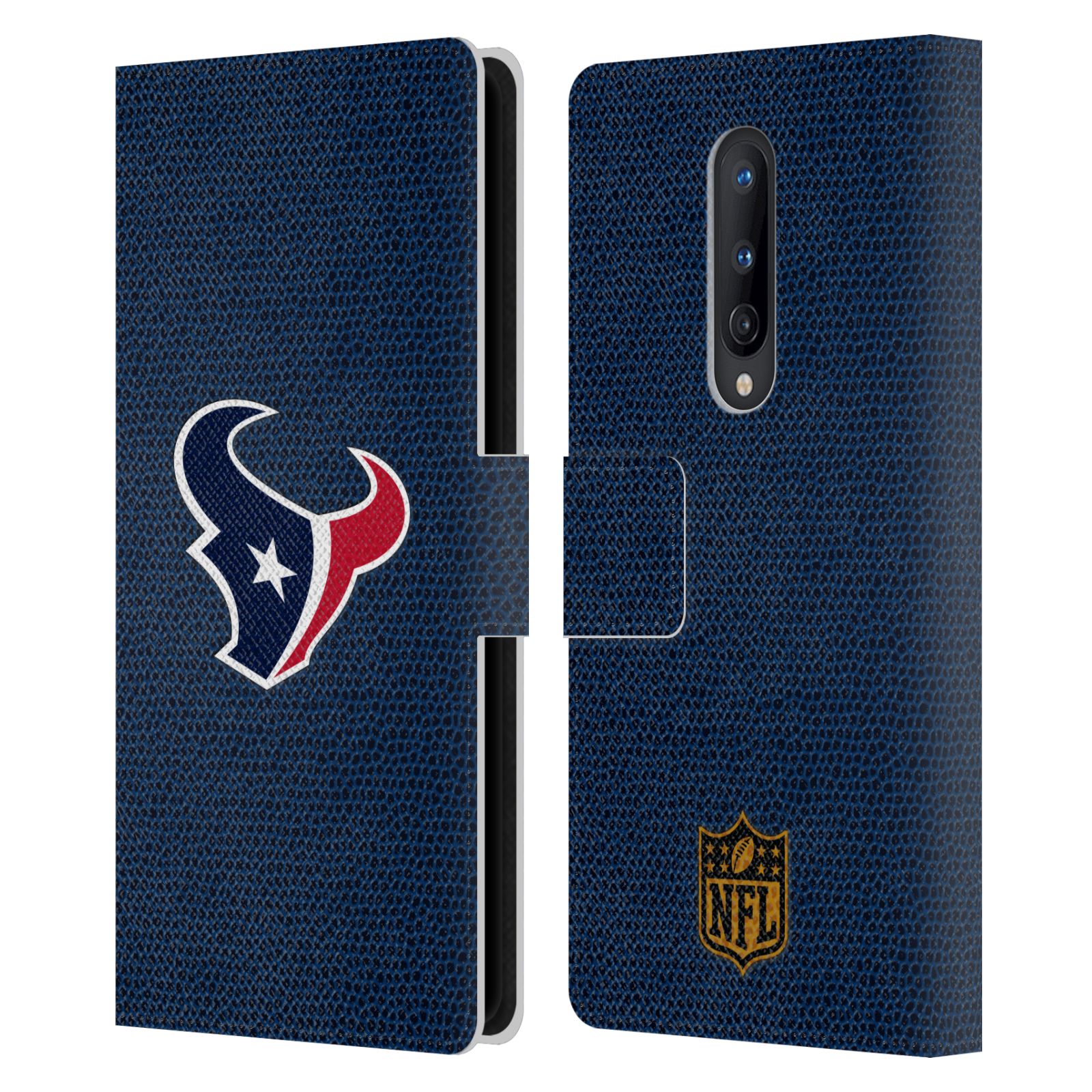 OFFICIAL NFL HOUSTON TEXANS LOGO LEATHER BOOK WALLET CASE FOR ONEPLUS PHONES - Picture 10 of 13