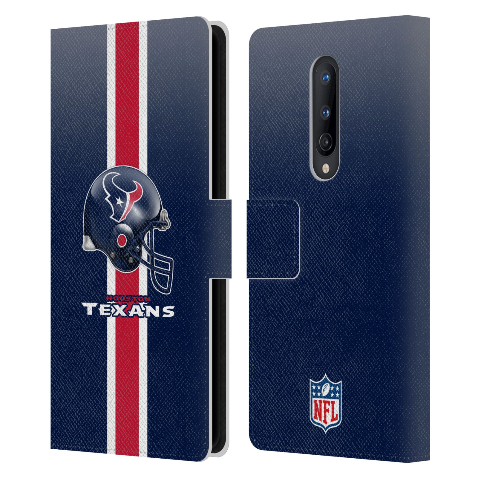 OFFICIAL NFL HOUSTON TEXANS LOGO LEATHER BOOK WALLET CASE FOR ONEPLUS PHONES - Picture 11 of 13