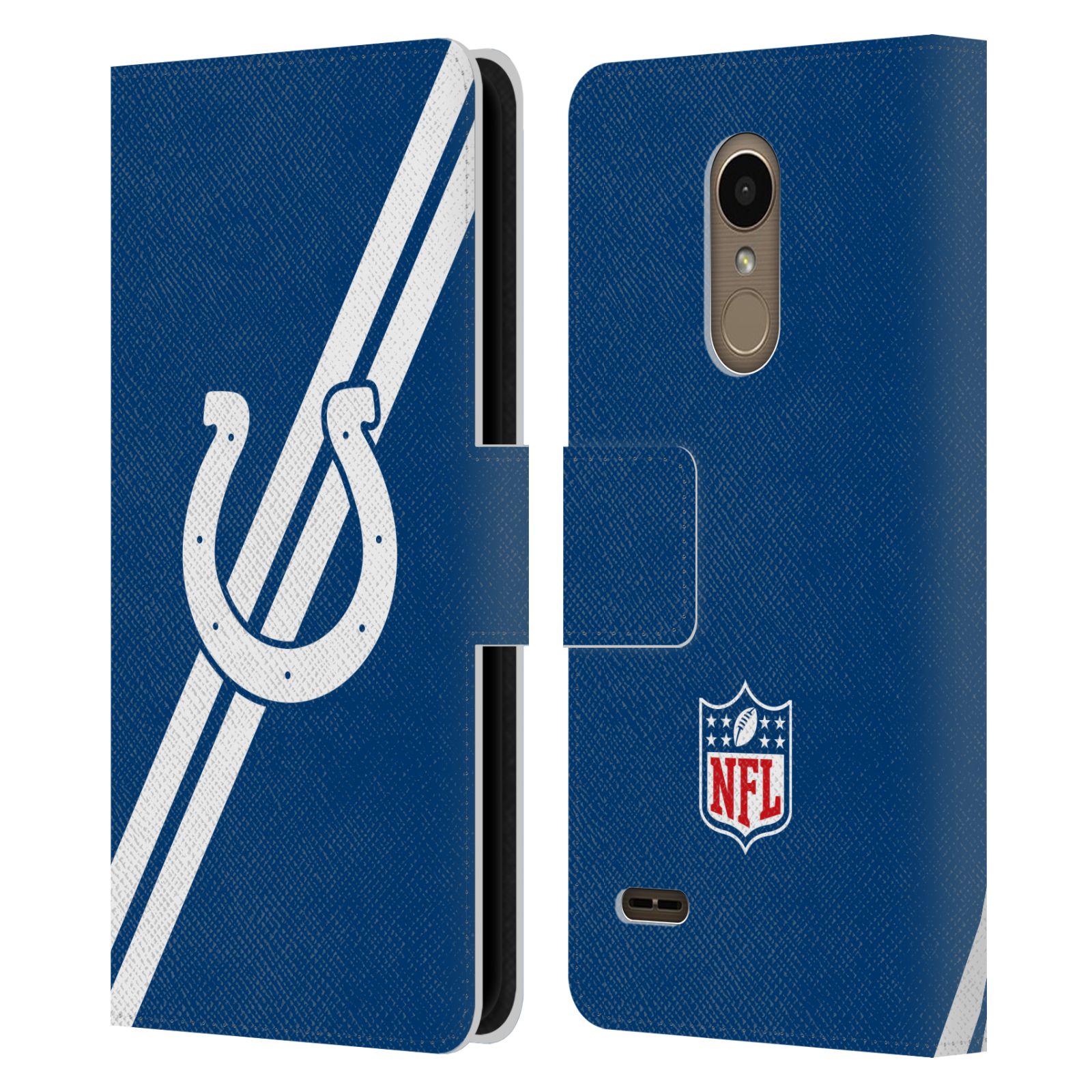 OFFICIAL NFL INDIANAPOLIS COLTS LOGO LEATHER BOOK WALLET CASE FOR LG PHONES 1 - Picture 7 of 7