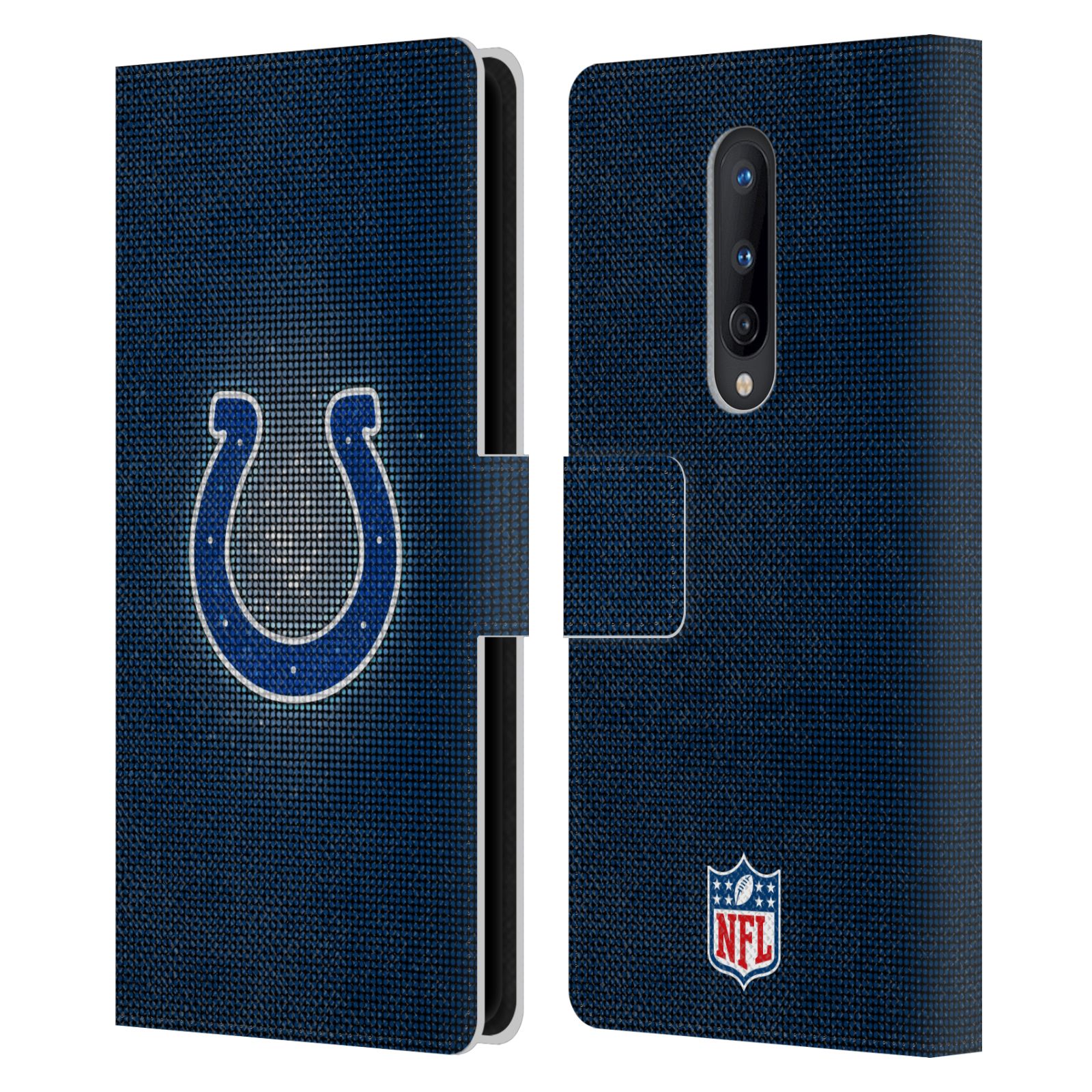 OFFICIAL NFL INDIANAPOLIS COLTS ARTWORK LEATHER BOOK CASE FOR ONEPLUS PHONES - Picture 7 of 10