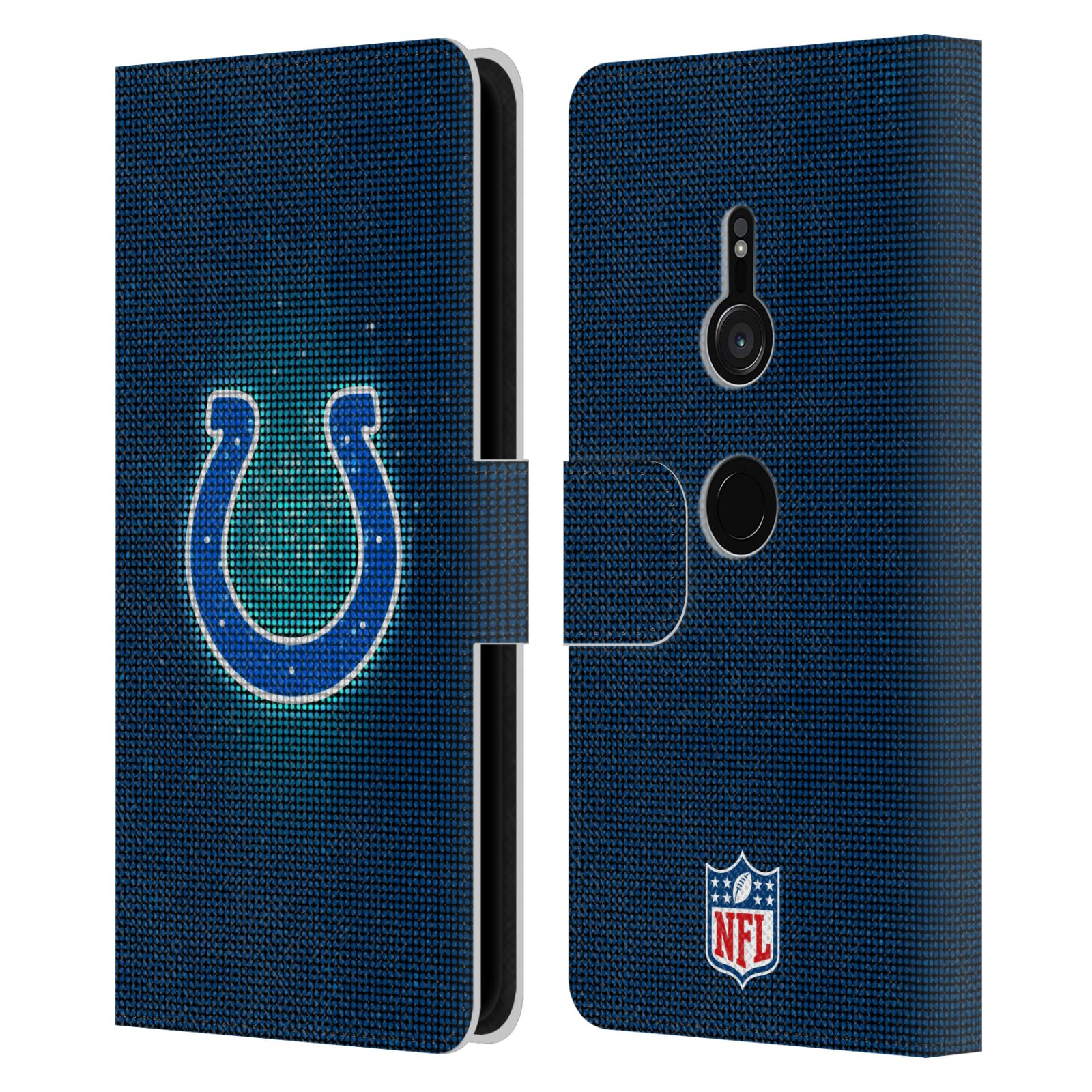 OFFICIAL NFL INDIANAPOLIS COLTS ARTWORK LEATHER BOOK CASE FOR SONY PHONES 1 - Picture 7 of 10