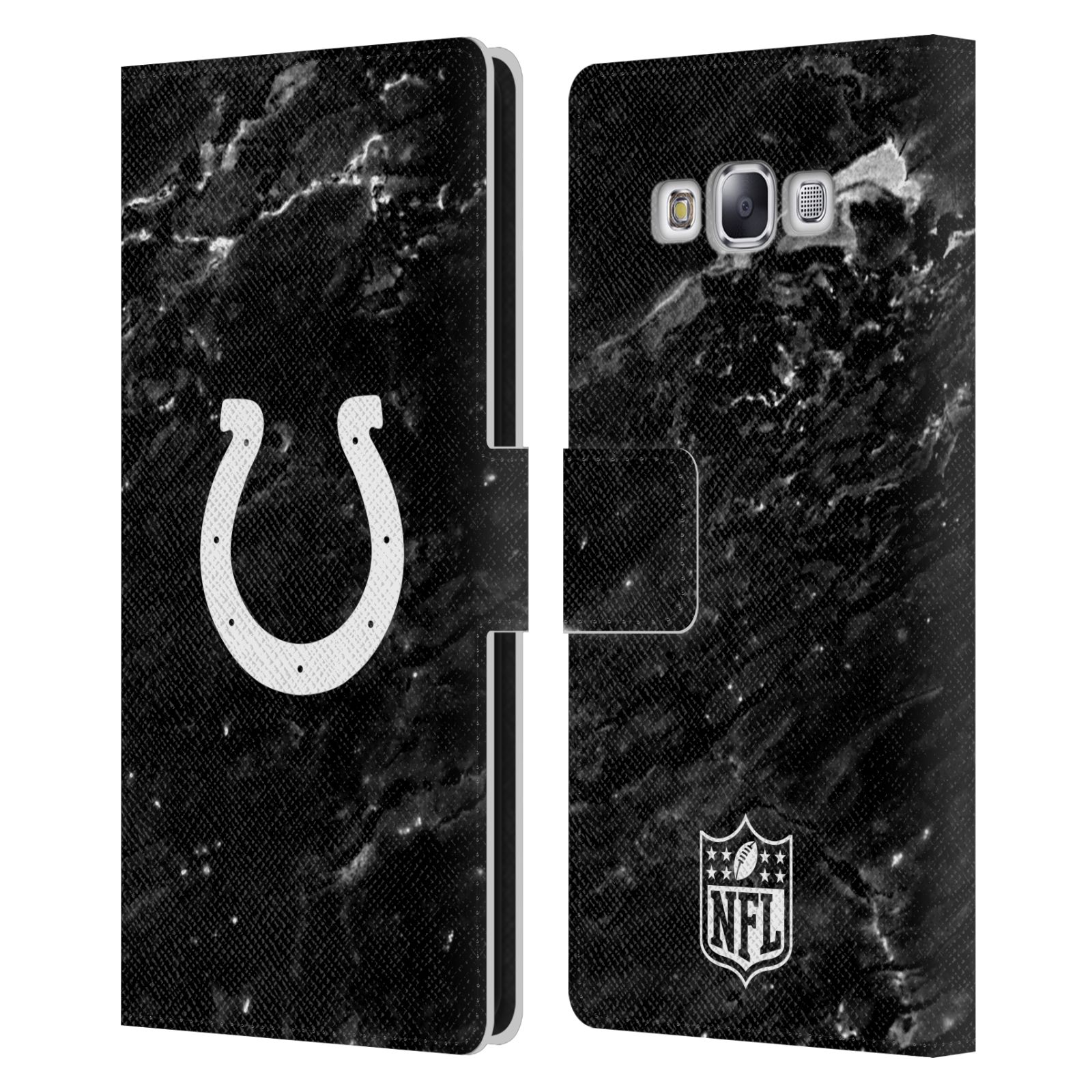OFFICIAL NFL INDIANAPOLIS COLTS ARTWORK LEATHER BOOK CASE FOR SAMSUNG PHONES 3 - Picture 8 of 10