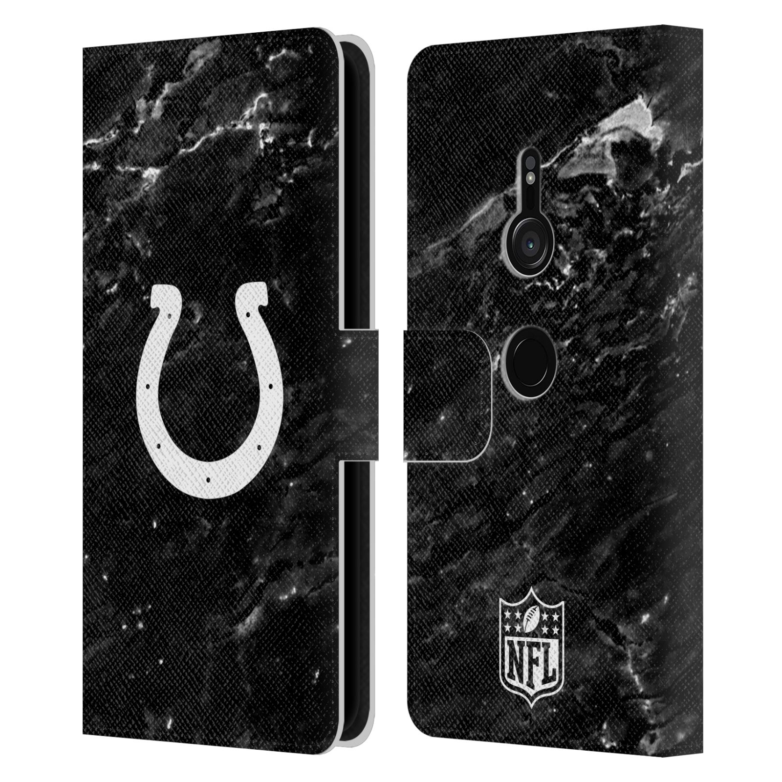 OFFICIAL NFL INDIANAPOLIS COLTS ARTWORK LEATHER BOOK CASE FOR SONY PHONES 1 - Picture 8 of 10