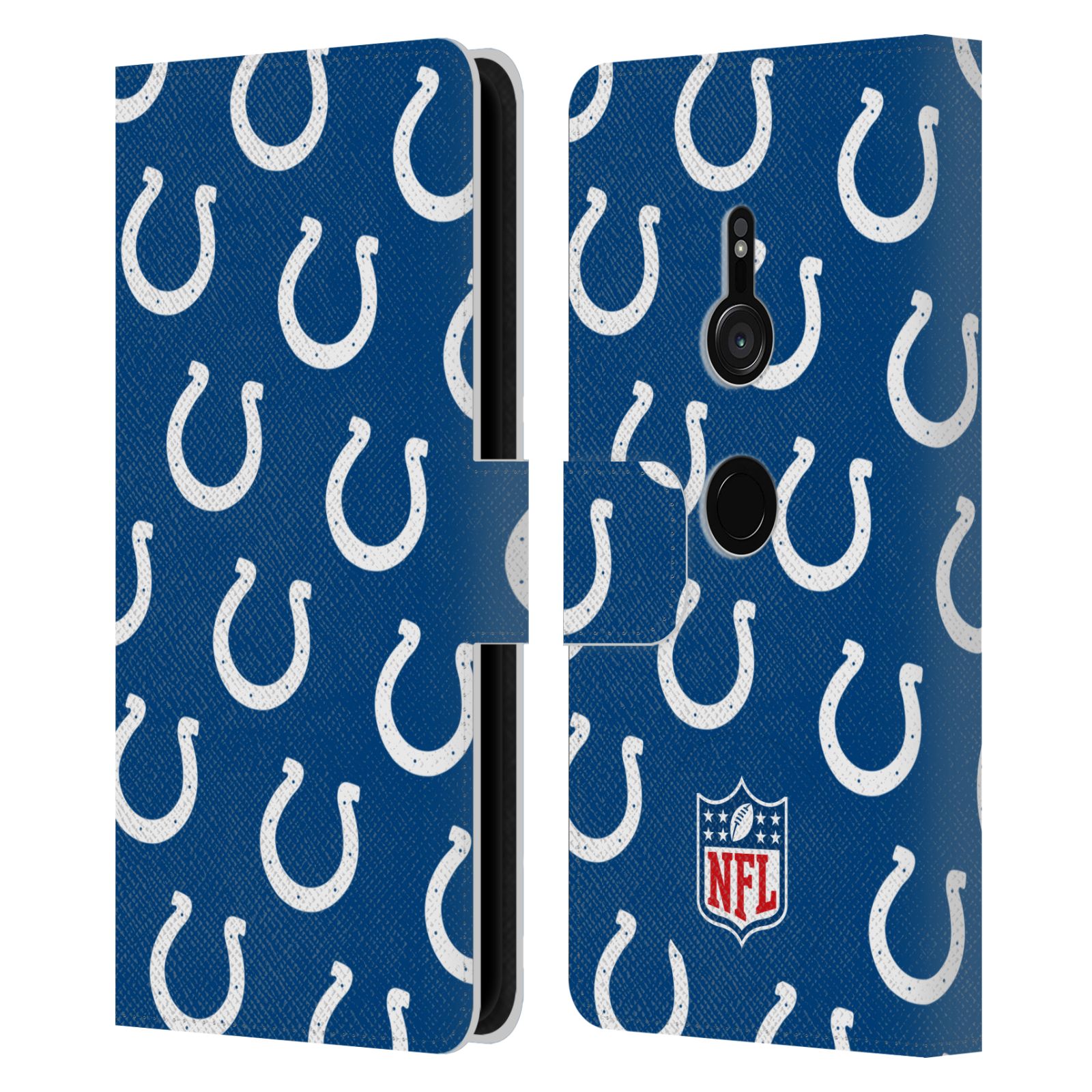 OFFICIAL NFL INDIANAPOLIS COLTS ARTWORK LEATHER BOOK CASE FOR SONY PHONES 1 - Picture 9 of 10