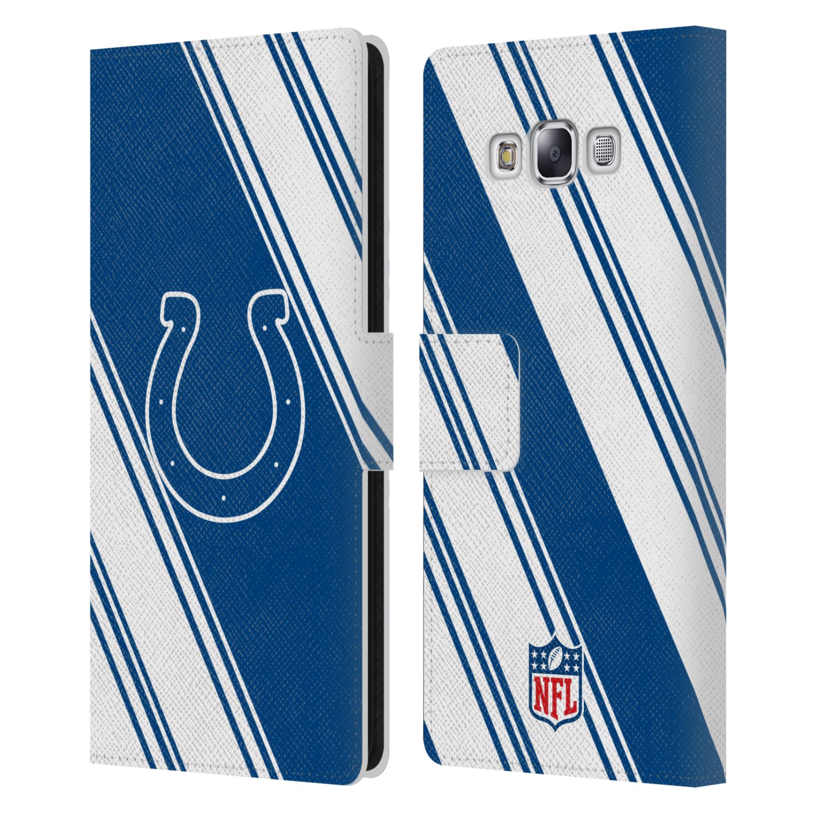 OFFICIAL NFL INDIANAPOLIS COLTS ARTWORK LEATHER BOOK CASE FOR SAMSUNG PHONES 3 - Picture 10 of 10