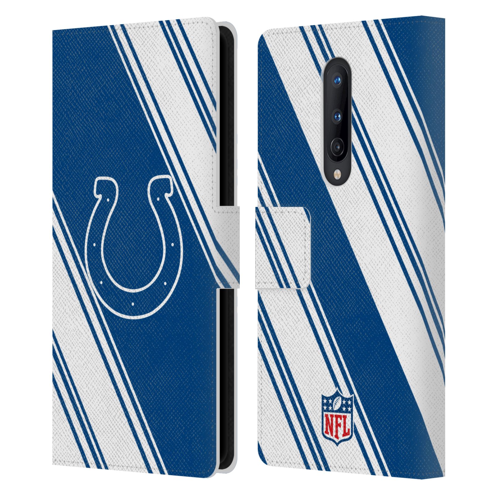 OFFICIAL NFL INDIANAPOLIS COLTS ARTWORK LEATHER BOOK CASE FOR ONEPLUS PHONES - Picture 10 of 10