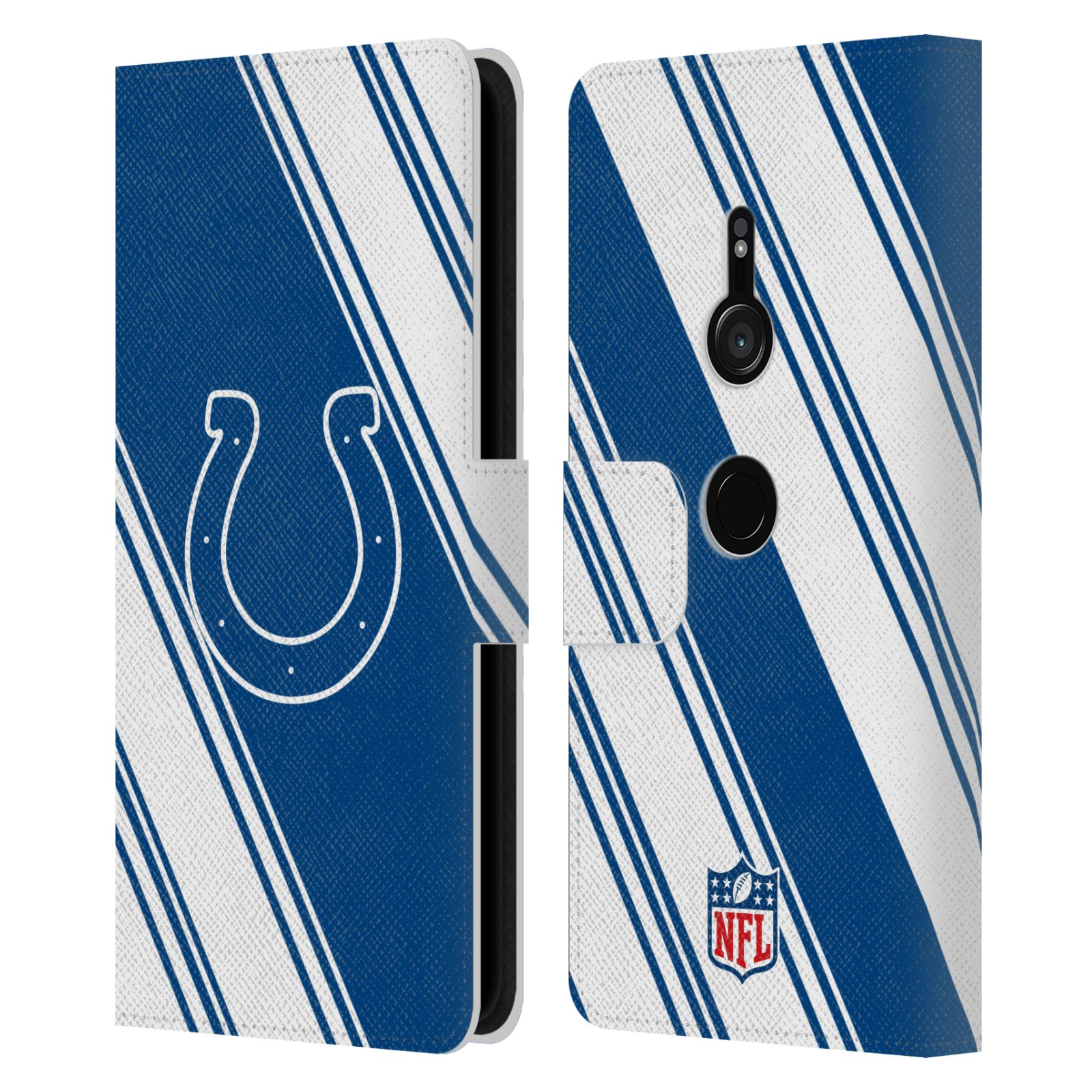 OFFICIAL NFL INDIANAPOLIS COLTS ARTWORK LEATHER BOOK CASE FOR SONY PHONES 1 - Picture 10 of 10