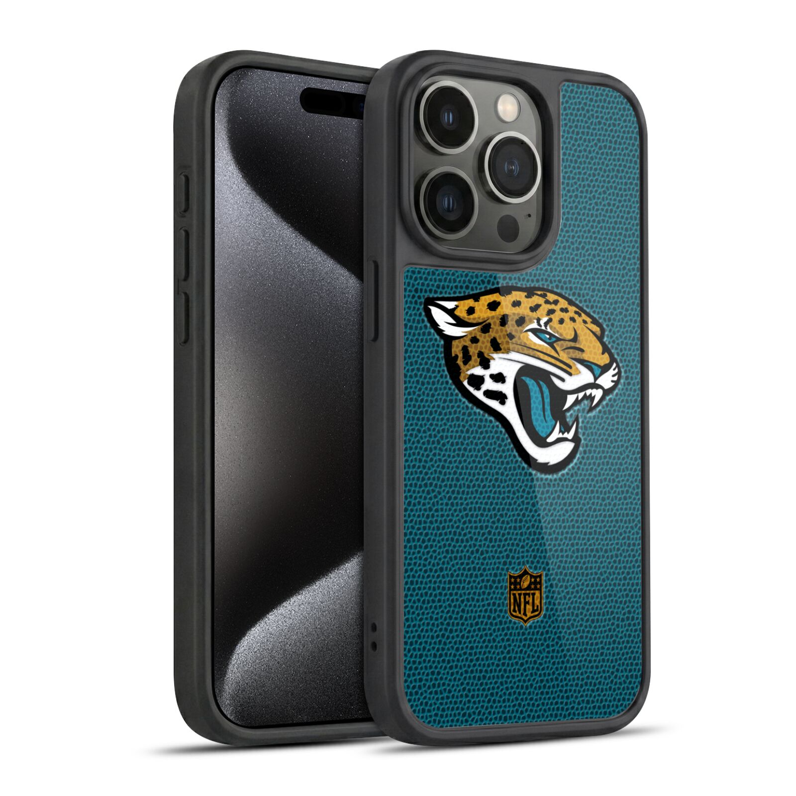 OFFICIAL NFL JACKSONVILLE JAGUARS LOGO GEL ARMOUR CASE FOR APPLE iPHONE PHONES