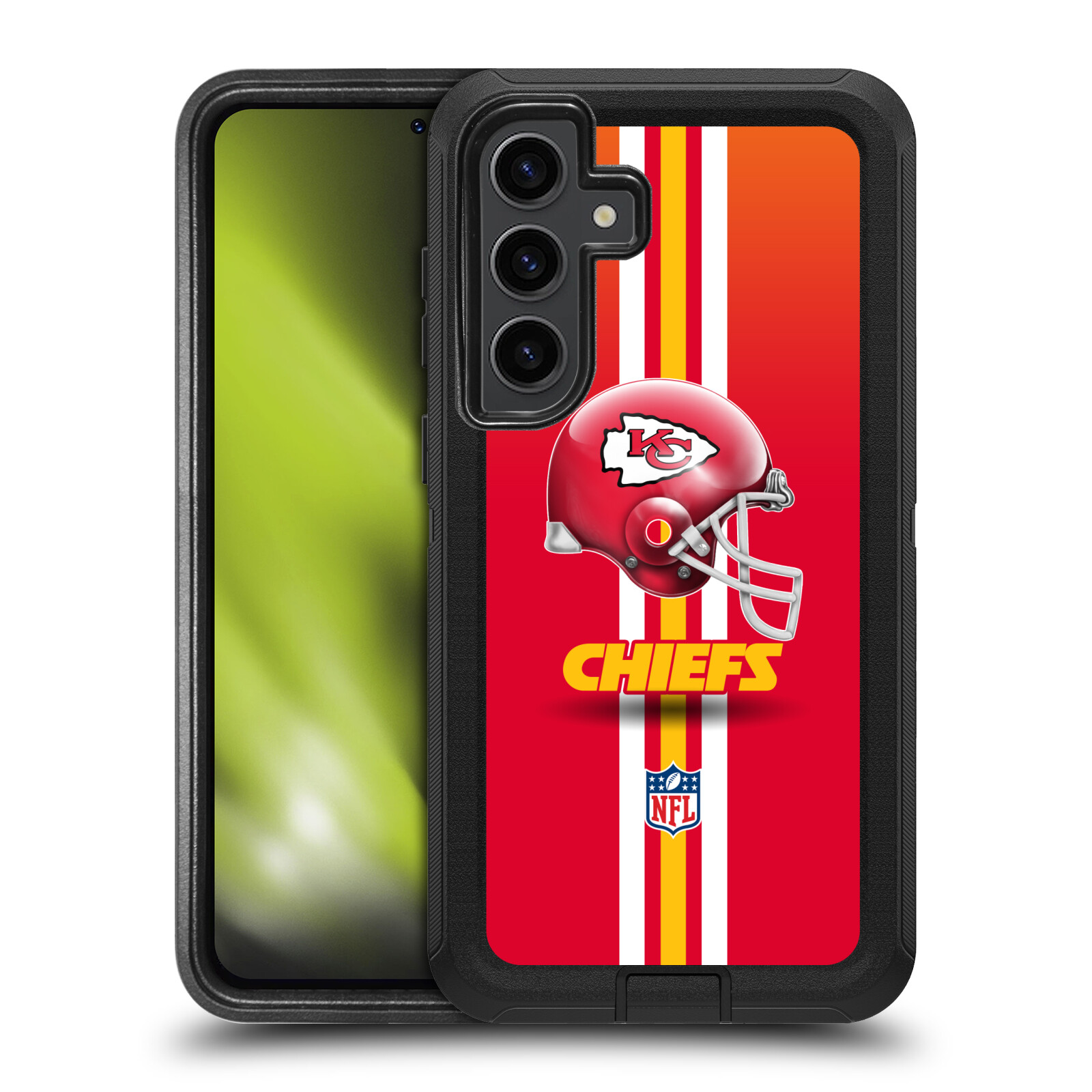 FUNDA ULTRA BLINDADA A PRUEBA DE GOLPES CON LOGOTIPO DE KANSAS CITY CHIEFS DE LA NFL PARA TELÉFONOS SAMSUNG 1 - Imagen 9 de 10