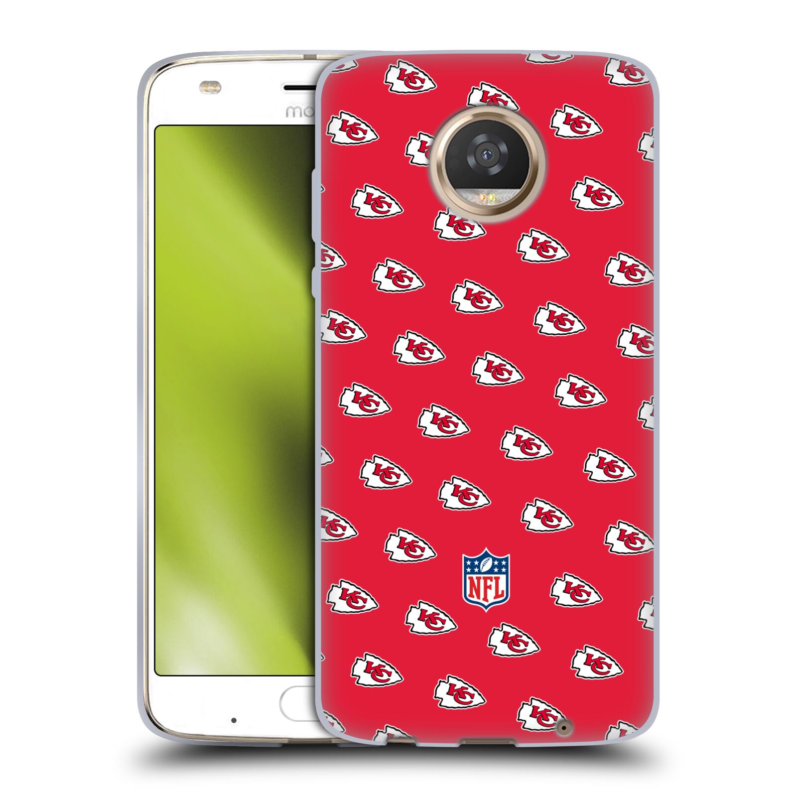 OFFICIAL NFL KANSAS CITY CHIEFS ARTWORK SOFT GEL CASE FOR MOTOROLA PHONES - Picture 10 of 11