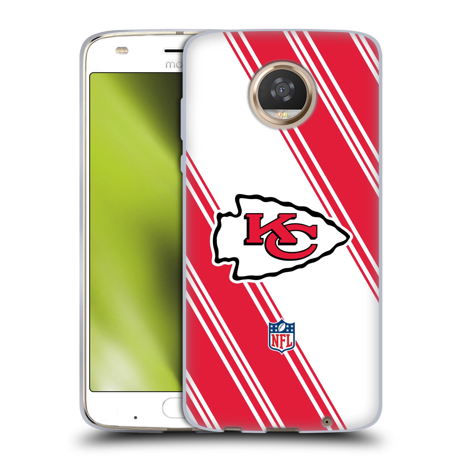 OFFICIAL NFL KANSAS CITY CHIEFS ARTWORK SOFT GEL CASE FOR MOTOROLA PHONES - Picture 11 of 11