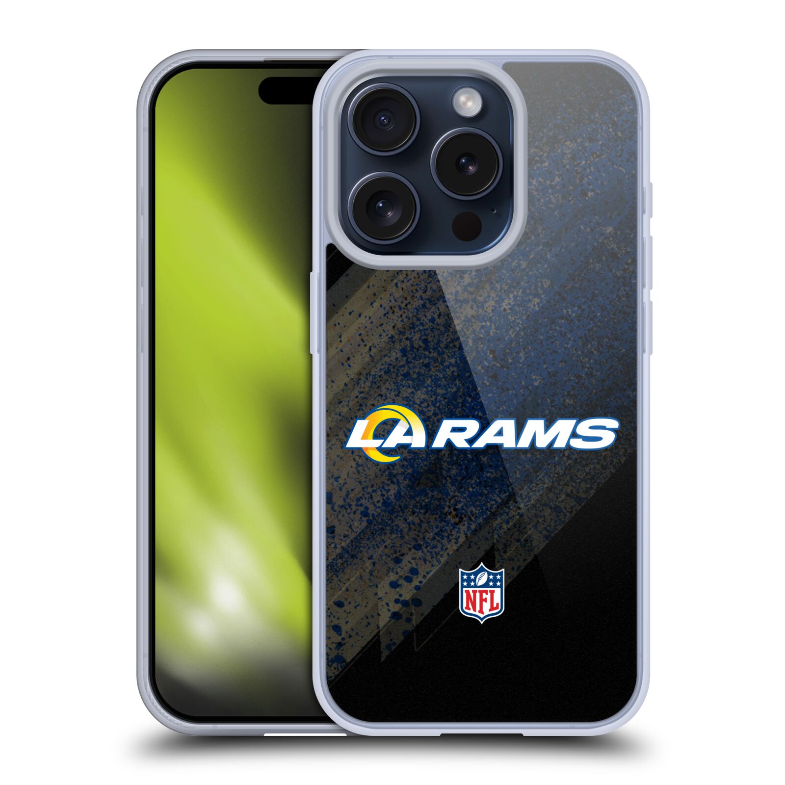 NFL LOS ANGELES RAMS LOGO GEL CASE COMPATIBLE WITH APPLE iPHONE PHONES & MAGSAFE