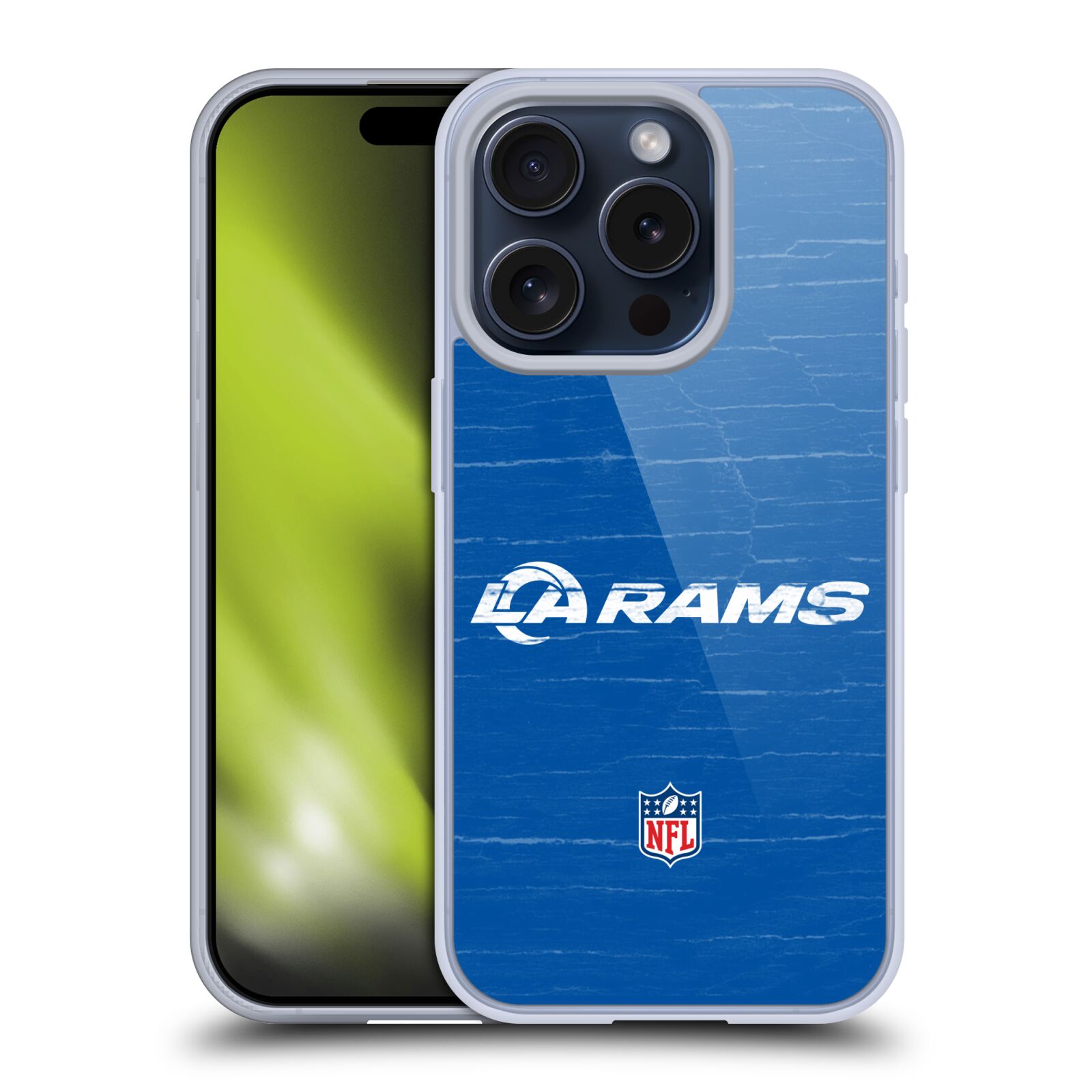 NFL LOS ANGELES RAMS LOGO GEL CASE COMPATIBLE WITH APPLE iPHONE PHONES & MAGSAFE