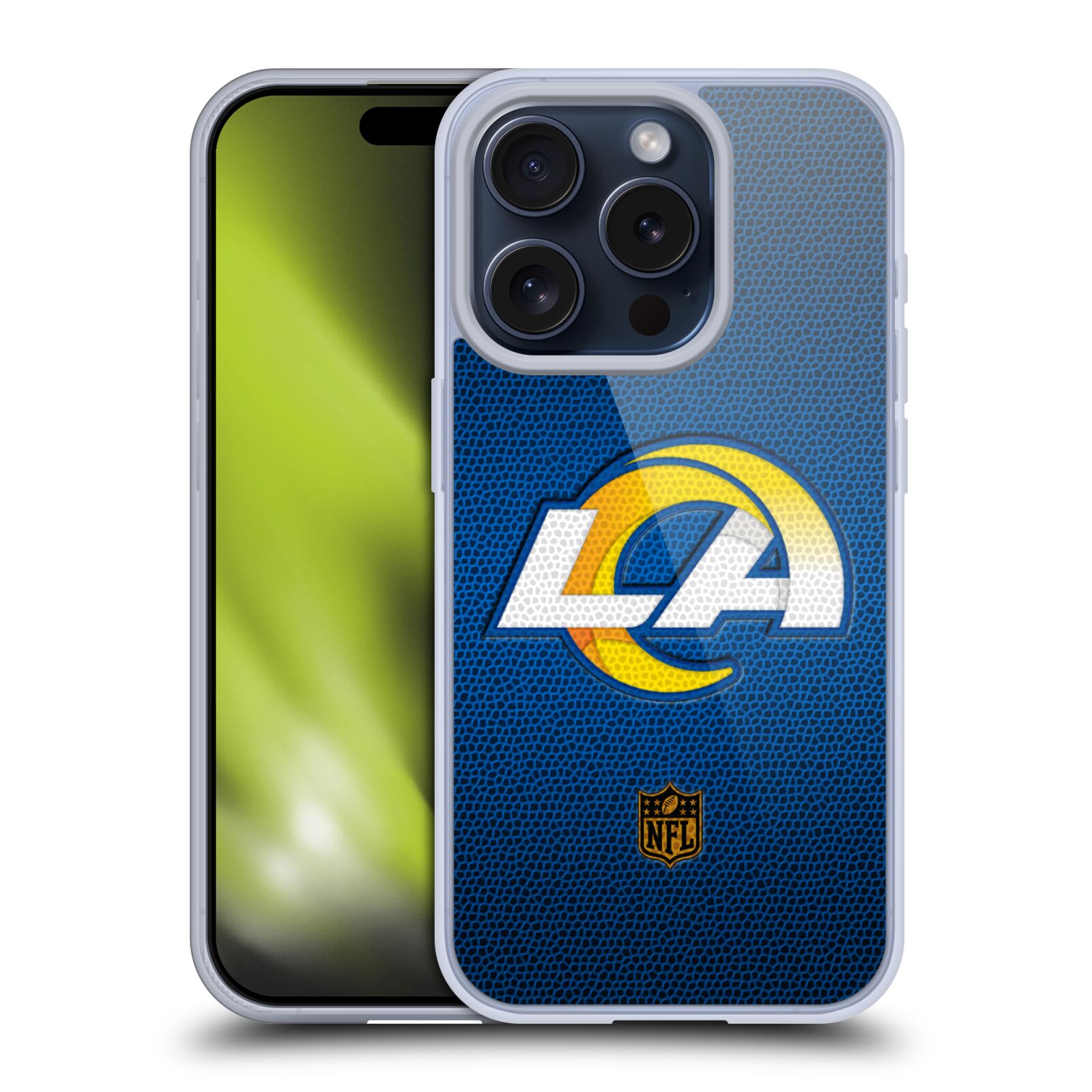 NFL LOS ANGELES RAMS LOGO GEL CASE COMPATIBLE WITH APPLE iPHONE PHONES & MAGSAFE