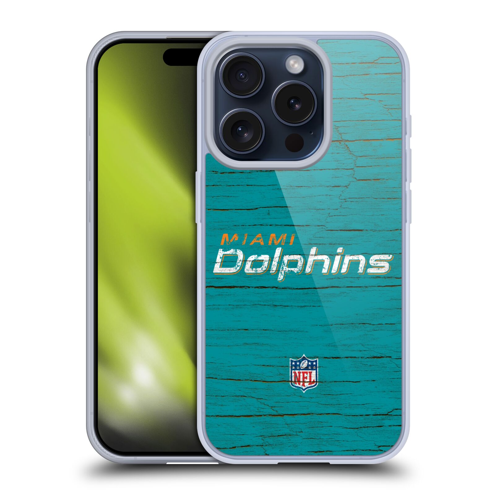 NFL MIAMI DOLPHINS LOGO ÉTUI COQUE EN GEL MOLLE POUR APPLE iPHONE TÉLÉPHONES - Photo 11 sur 14