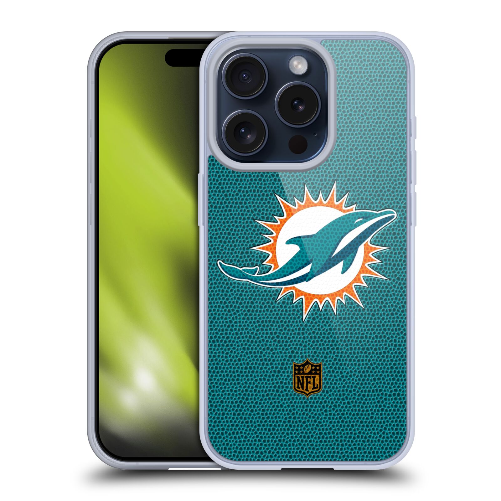 NFL MIAMI DOLPHINS LOGO ÉTUI COQUE EN GEL MOLLE POUR APPLE iPHONE TÉLÉPHONES - Photo 10 sur 14